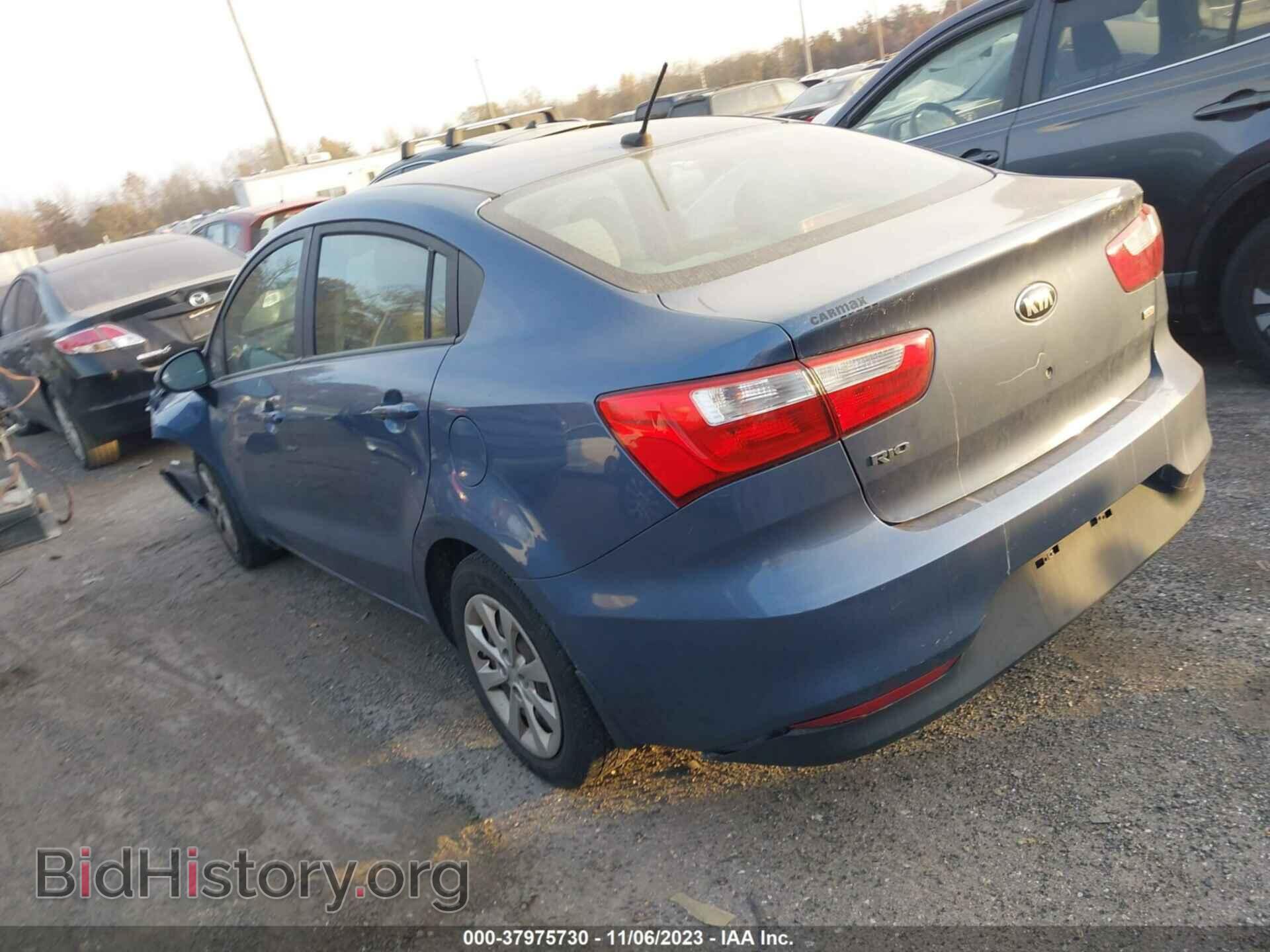 2016 KIA RIO - VIN: KNADM4A31G6659313 - Фото 2