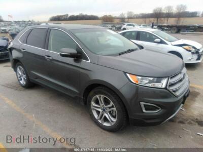 2017 Ford EDGE Titanium, серый — VIN 2FMPK4K83HBB43100, IAAI