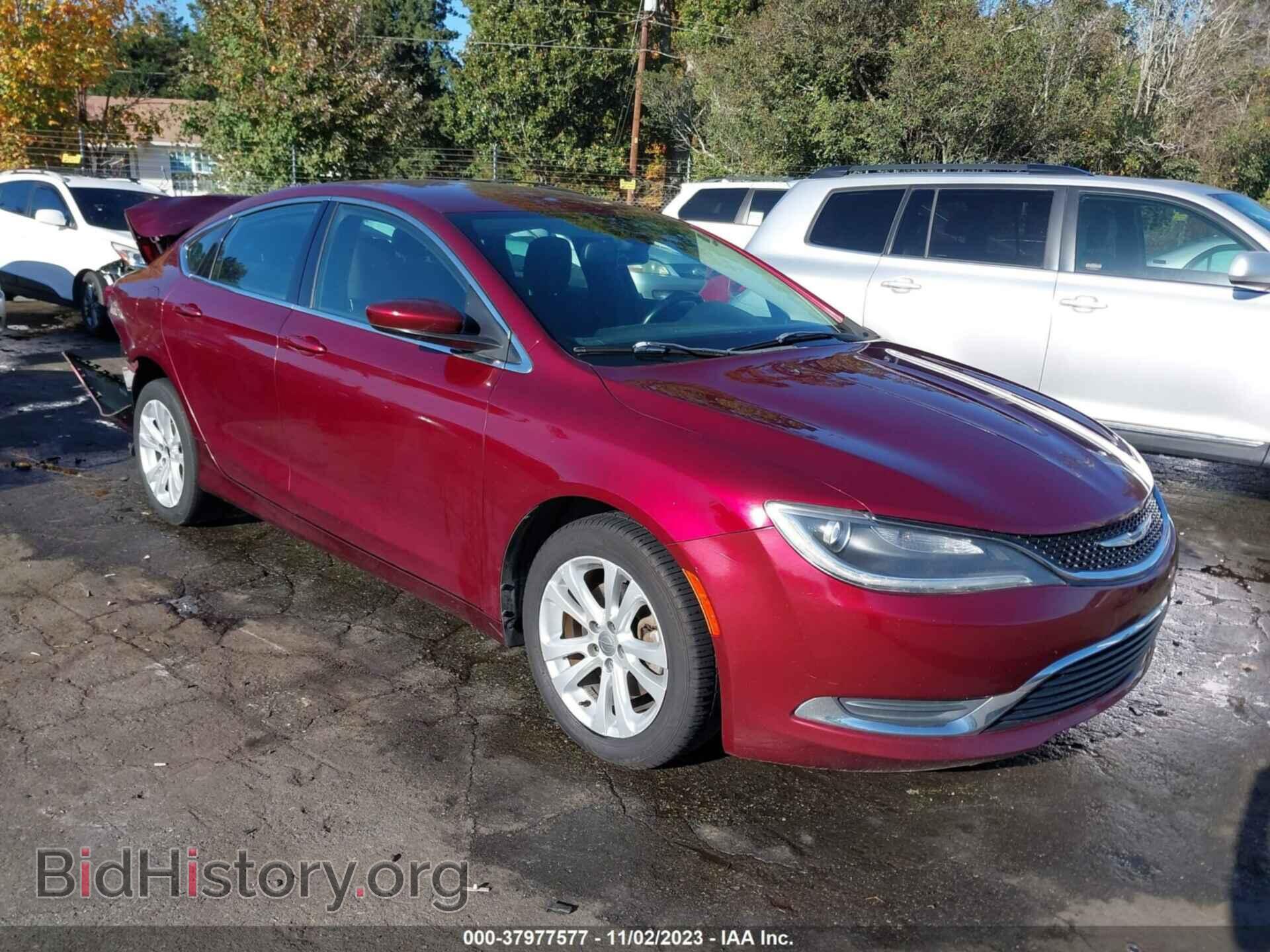 Фотография 1C3CCCAB2FN608494 - CHRYSLER 200 2015
