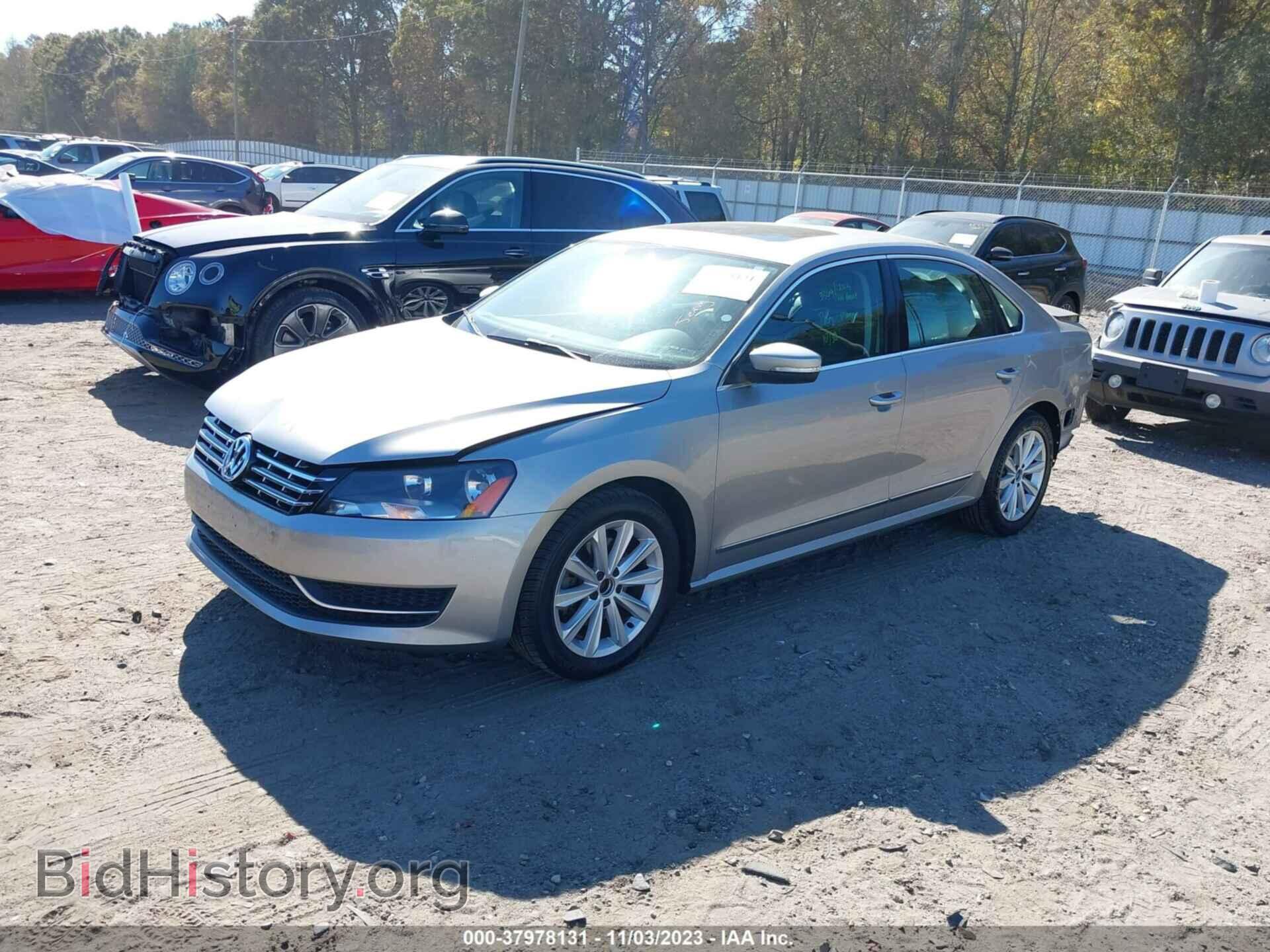 2013 VOLKSWAGEN PASSAT - VIN: 1VWCP7A33DC036194 - Фото 2