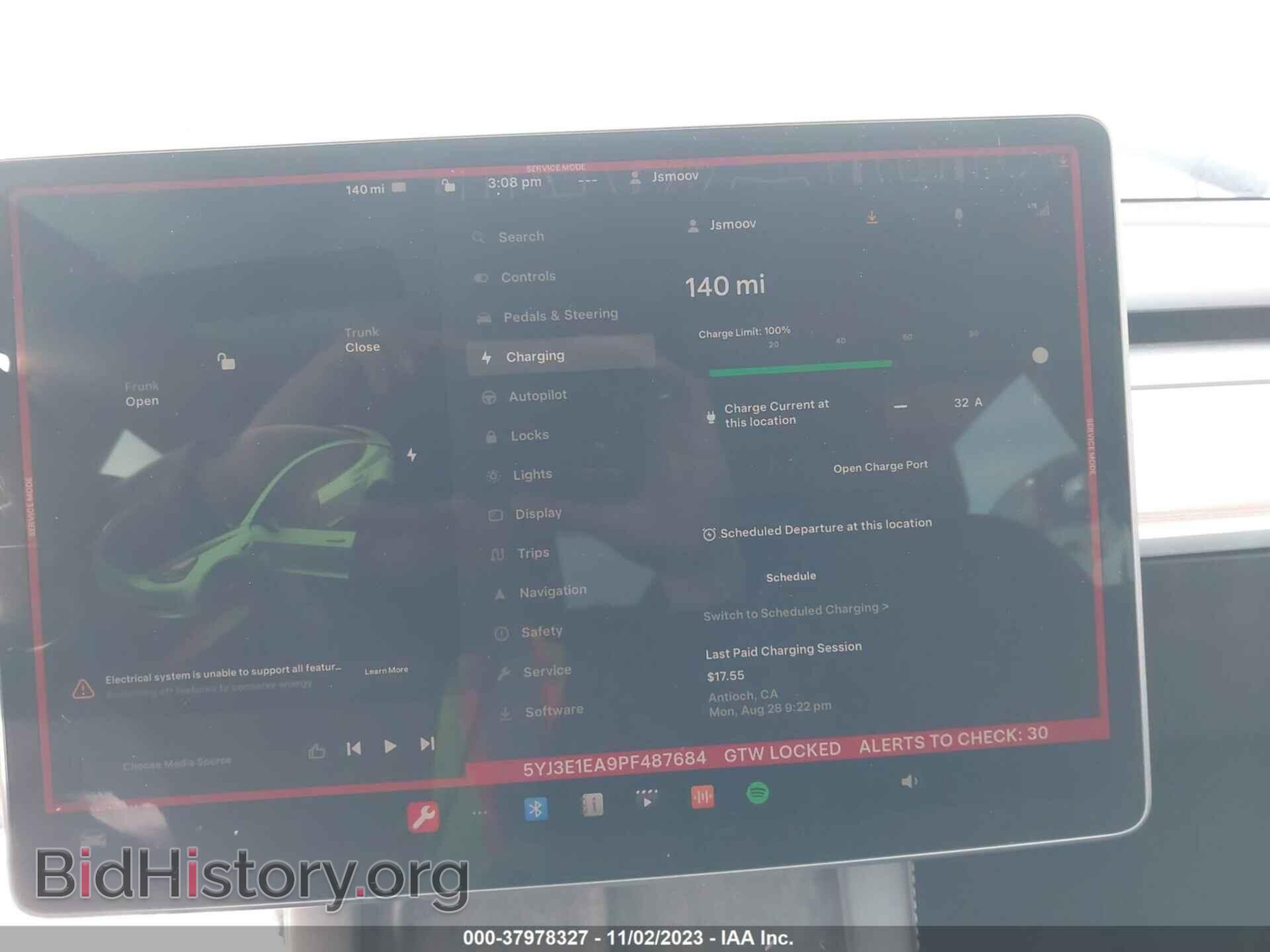 2023 TESLA MODEL 3 - VIN: 5YJ3E1EA9PF487684 - Фото 18