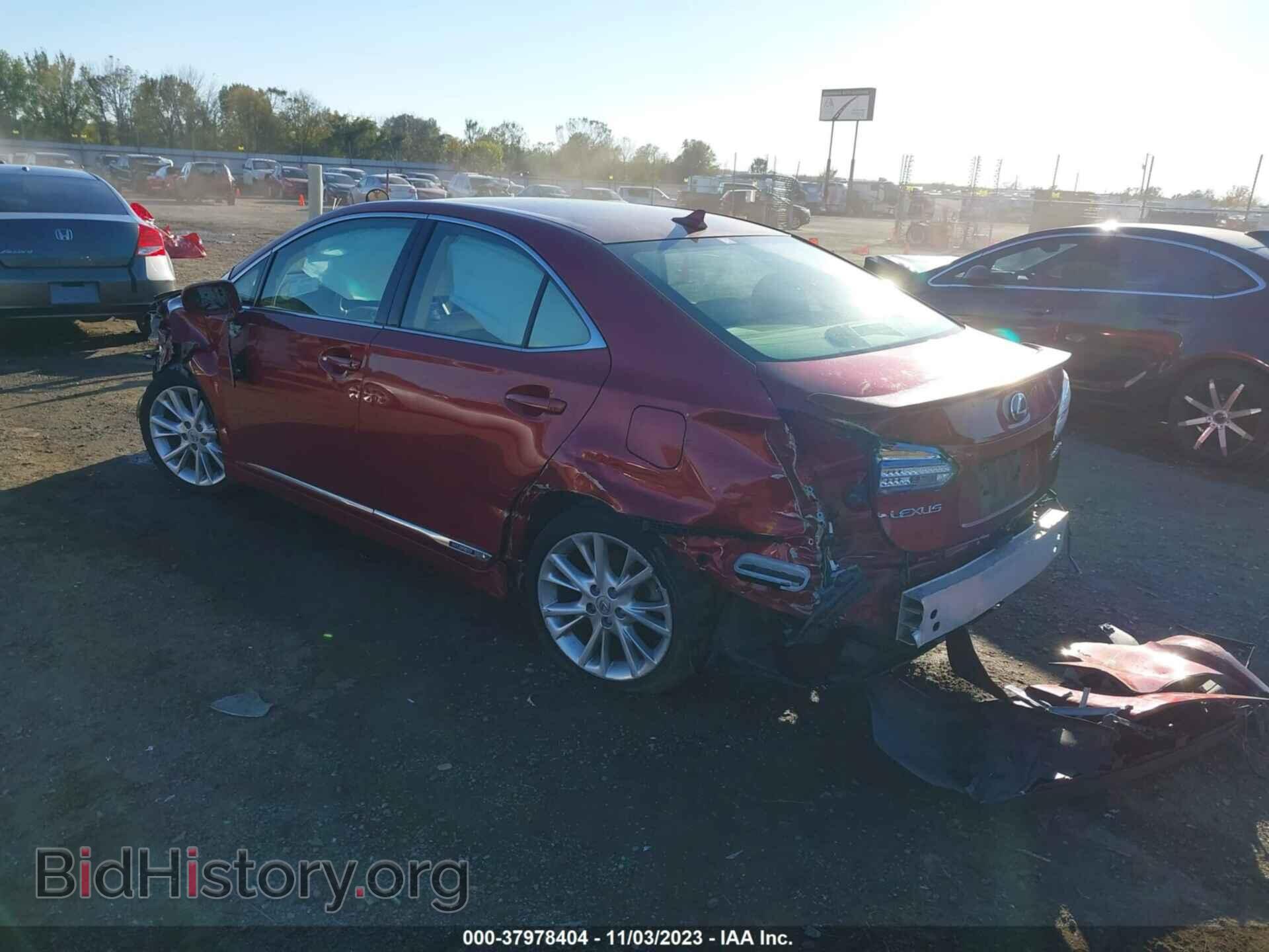 2010 LEXUS HS 250H - VIN: JTHBB1BAXA2009727 - Фото 3
