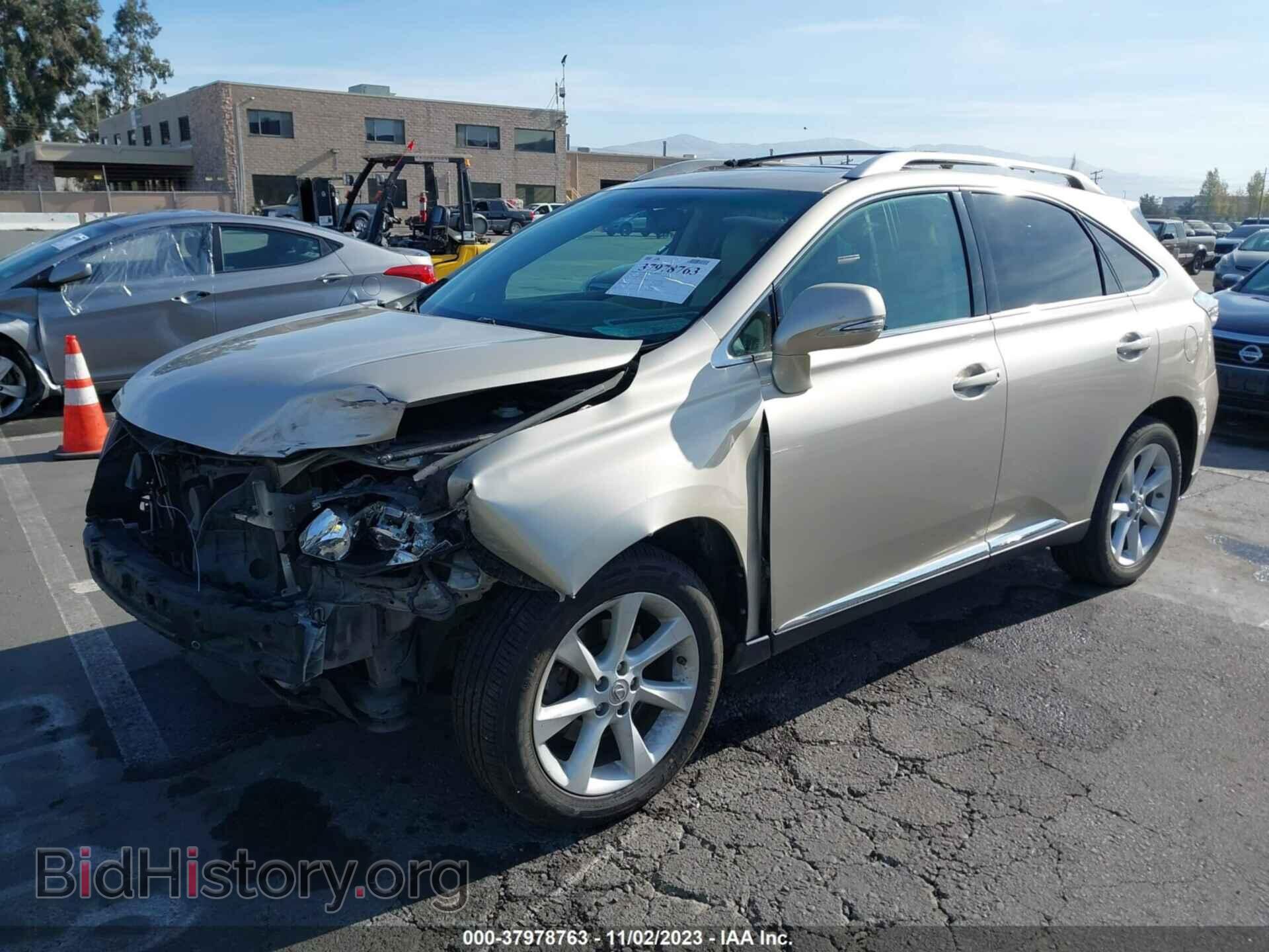 2012 LEXUS RX 350 - VIN: 2T2ZK1BA4CC067980 - Фото 2