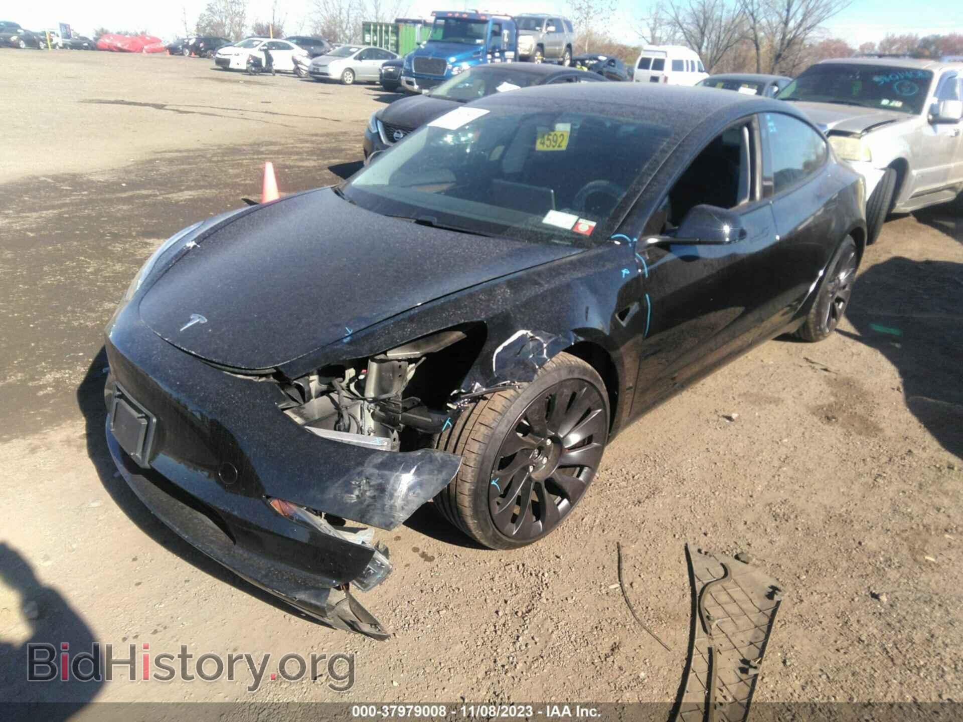 2021 TESLA MODEL 3 - VIN: 5YJ3E1EC0MF044174 - Фото 2