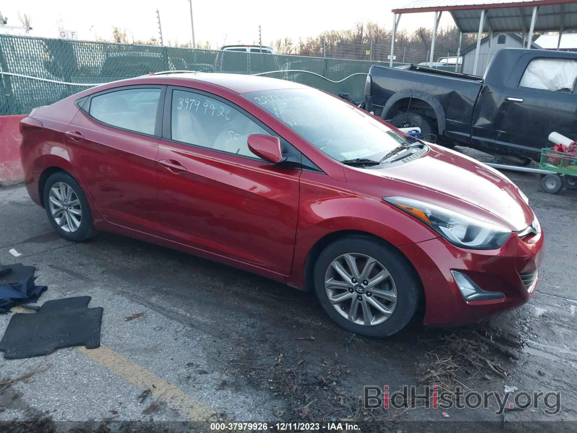 Photo 5NPDH4AE1EH532007 - HYUNDAI ELANTRA 2014