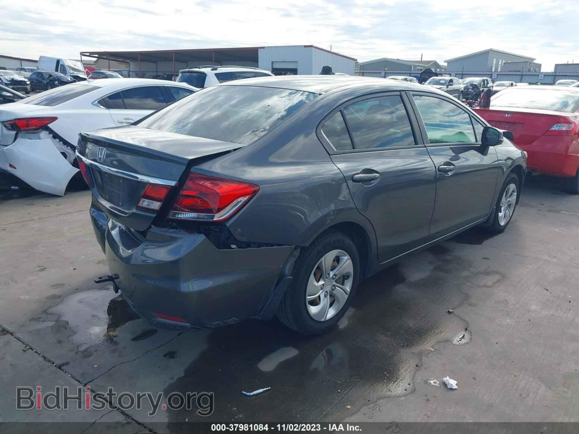 2013 HONDA CIVIC - VIN: 2HGFB2F50DH566441 - Фото 4