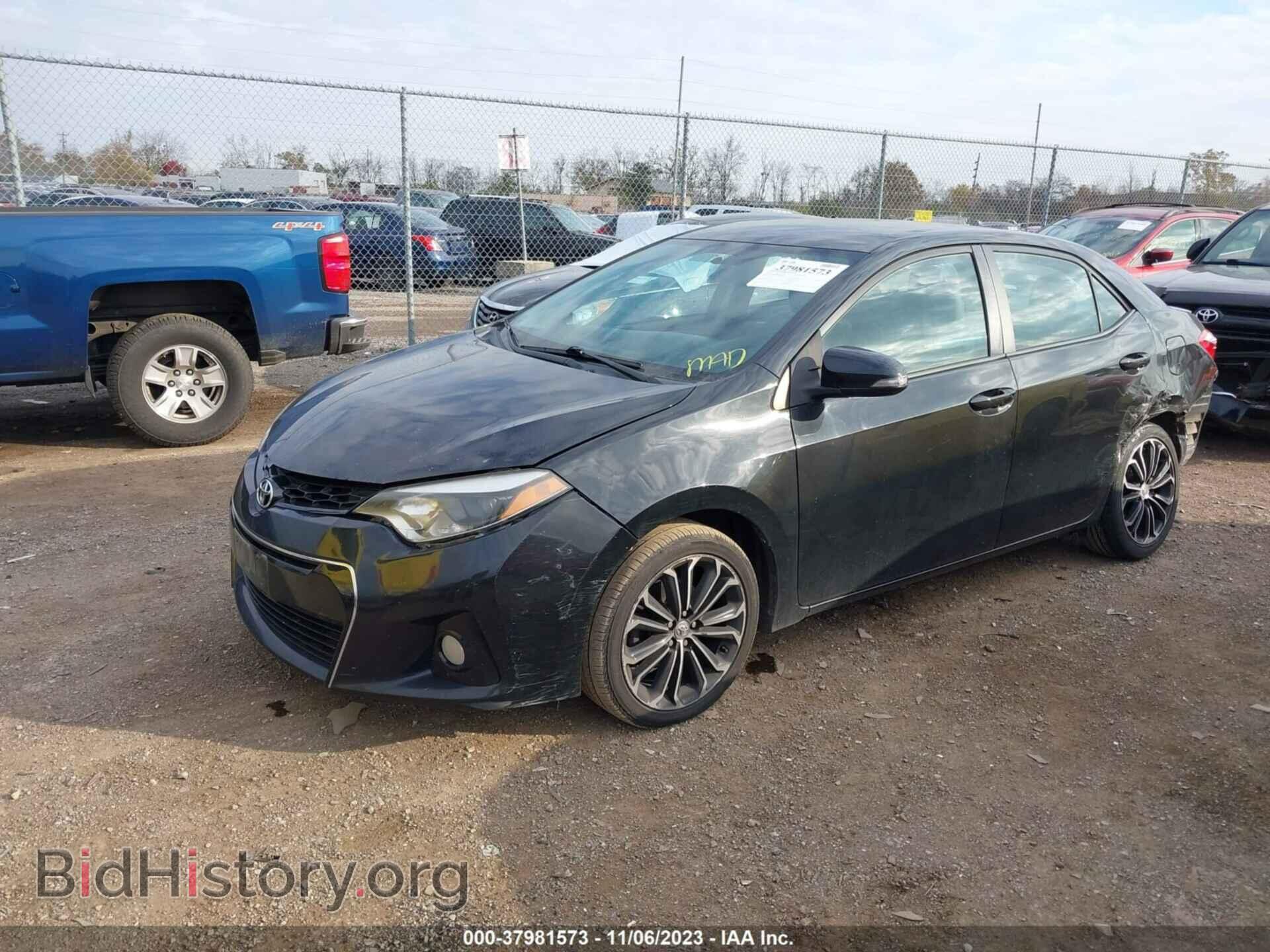 2014 TOYOTA COROLLA - VIN: 2T1BURHEXEC020299 - Фото 2