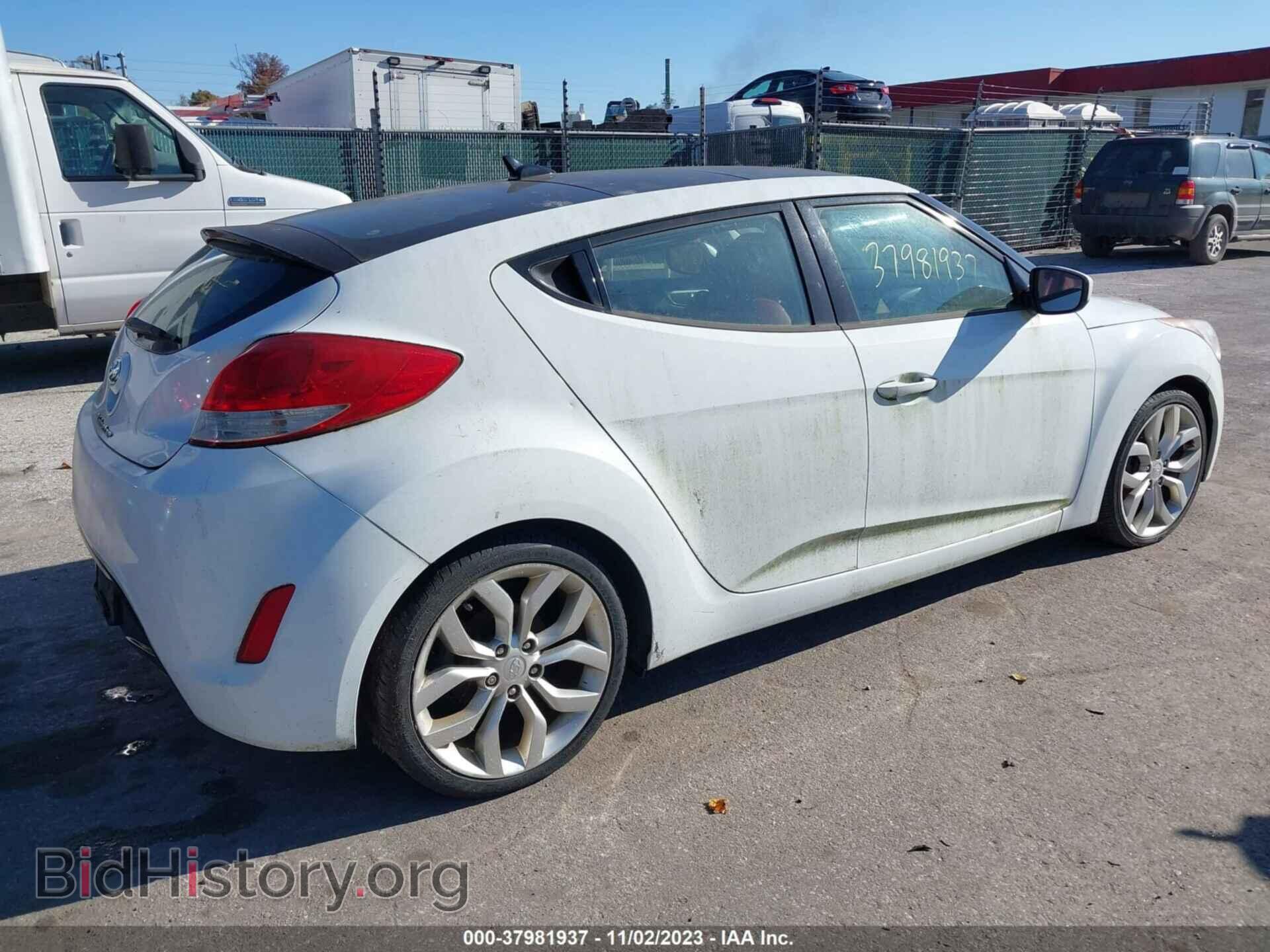 2012 HYUNDAI VELOSTER - VIN: KMHTC6AD0CU028771 - Фото 4