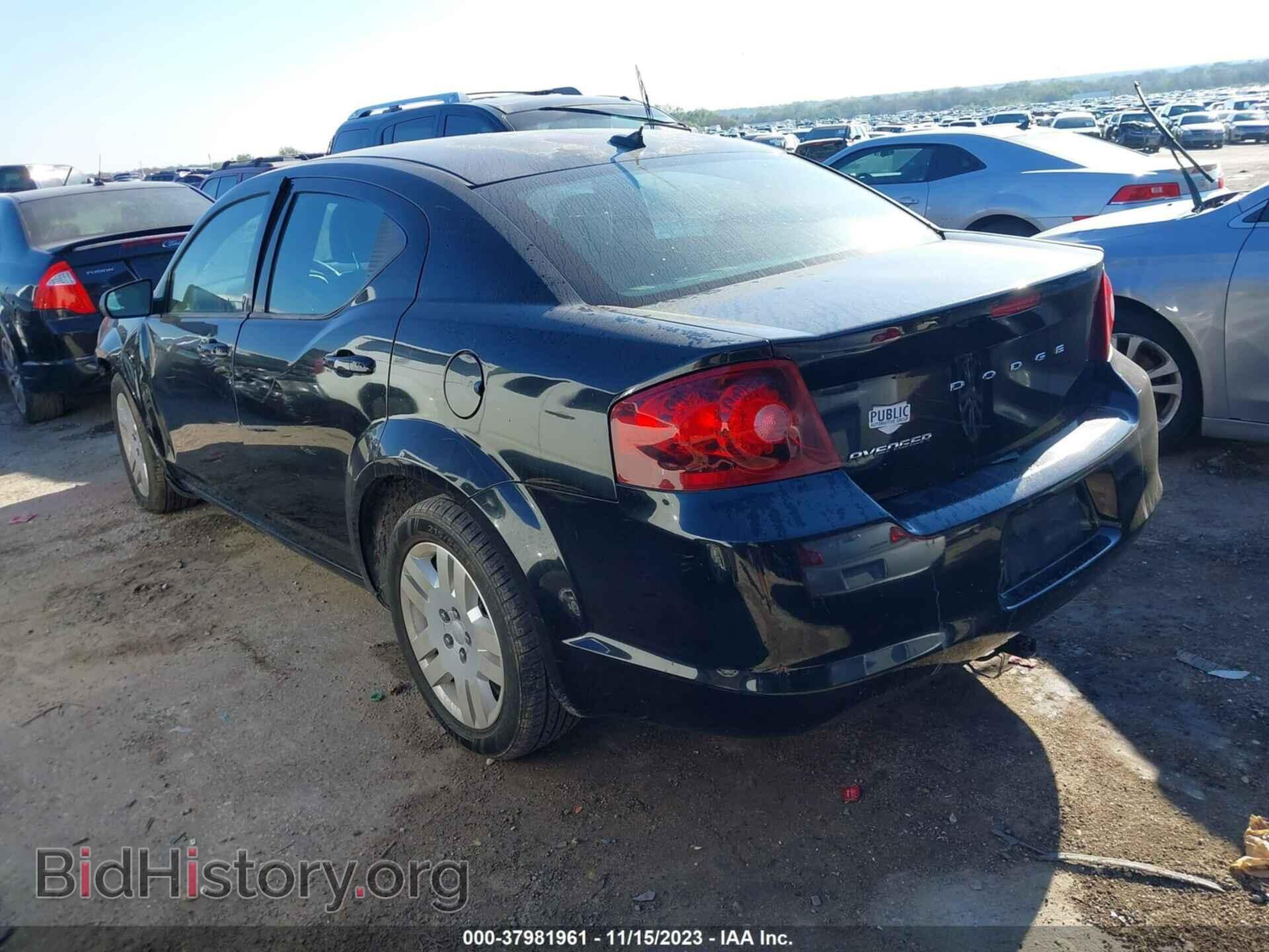 2012 DODGE AVENGER - VIN: 1C3CDZAB1CN215906 - Фото 3