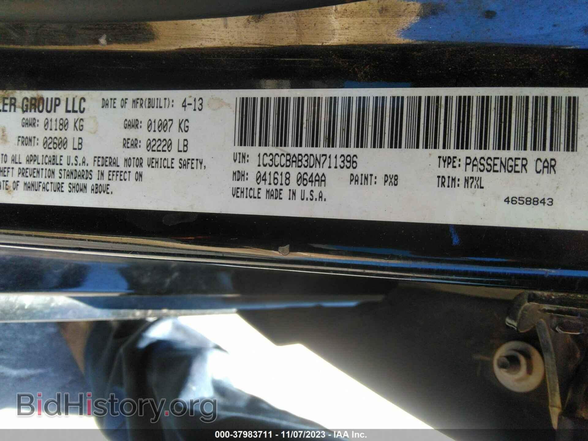 2013 CHRYSLER 200 - VIN: 1C3CCBAB3DN711396 - Photo 9