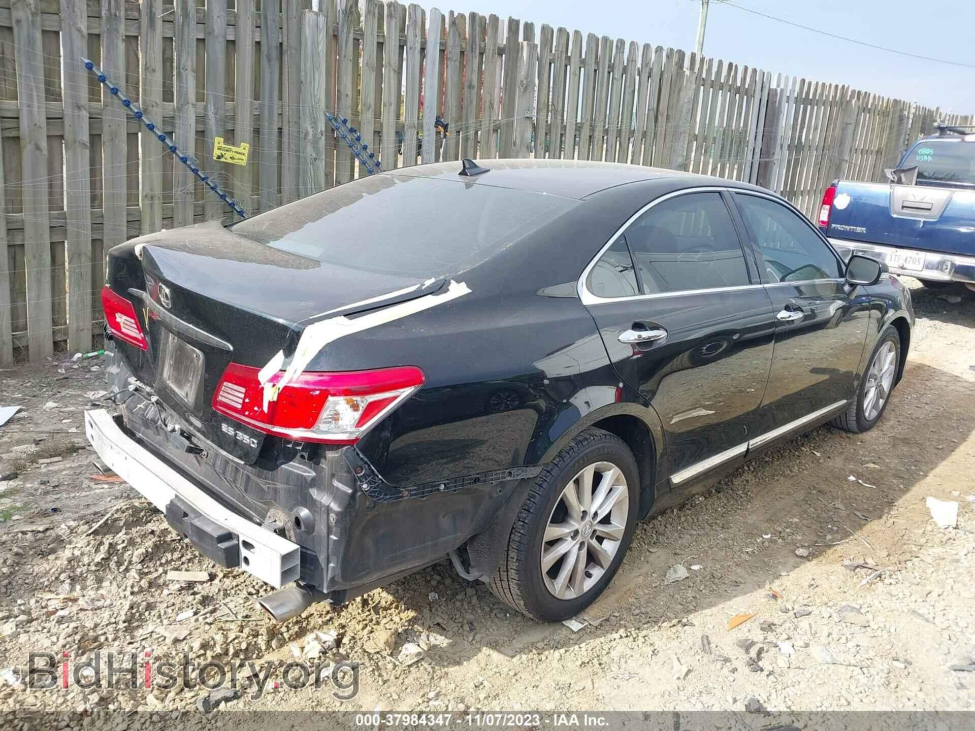 2011 LEXUS ES 350 - VIN: JTHBK1EG7B2466738 - Фото 4