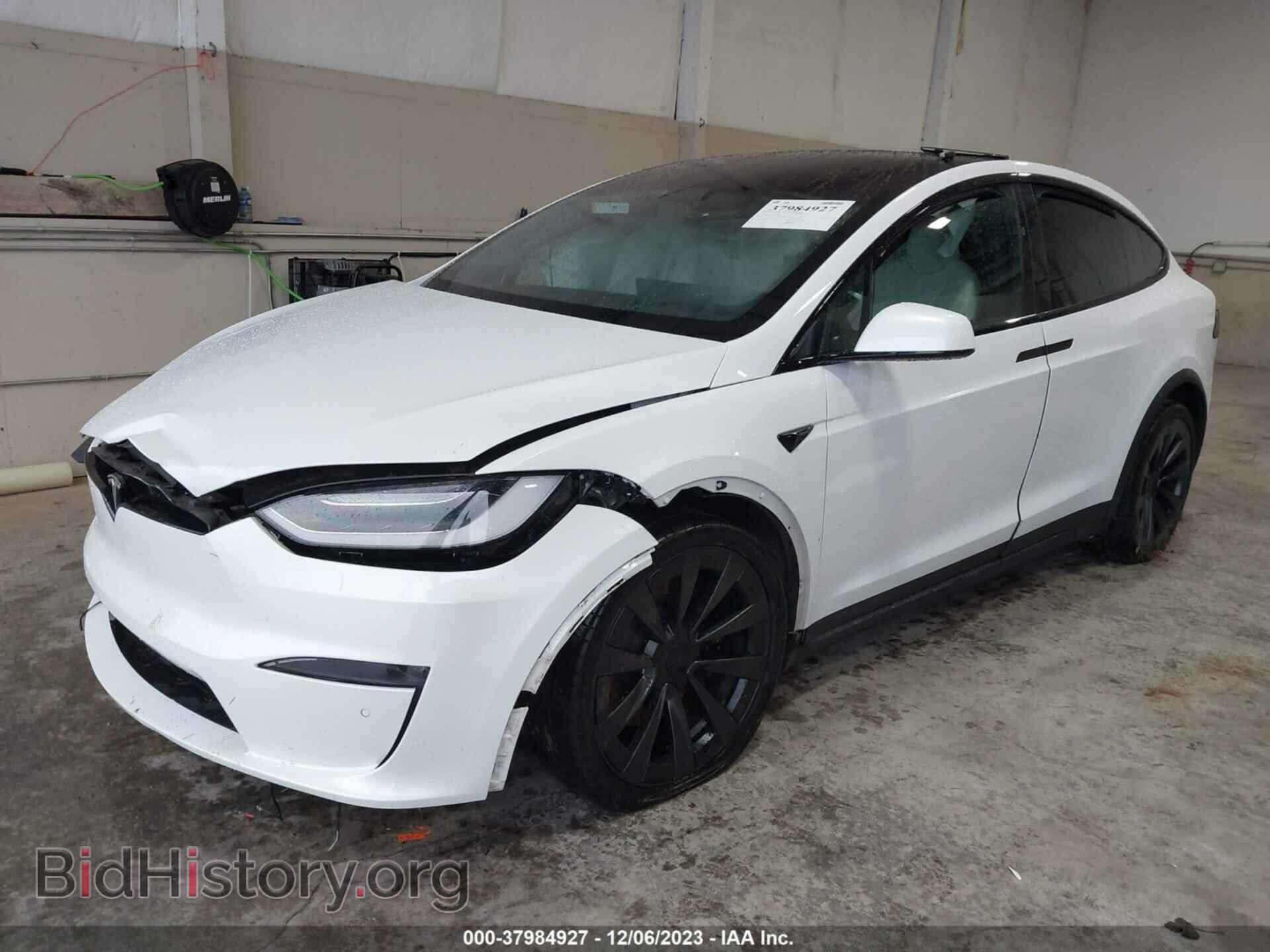 2022 TESLA MODEL X - VIN: 7SAXCBE65NF345857 - Фото 2