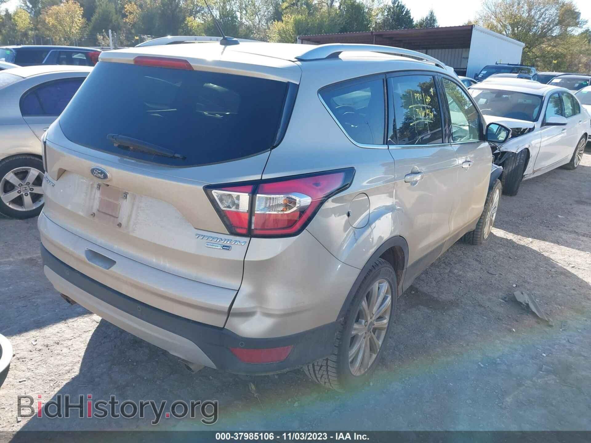 2017 FORD ESCAPE - VIN: 1FMCU9JD1HUE15299 - Фото 4