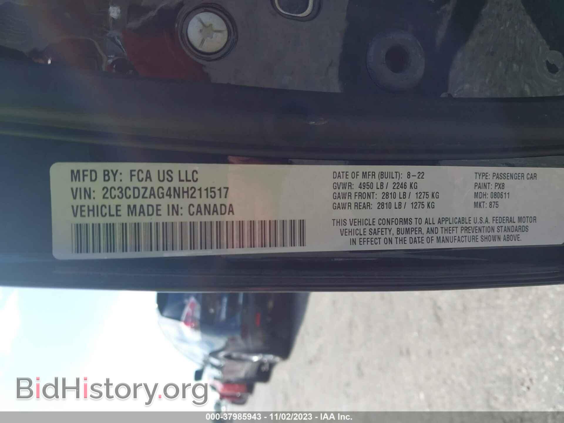 2022 DODGE CHALLENGER - VIN: 2C3CDZAG4NH211517 - Photo 9