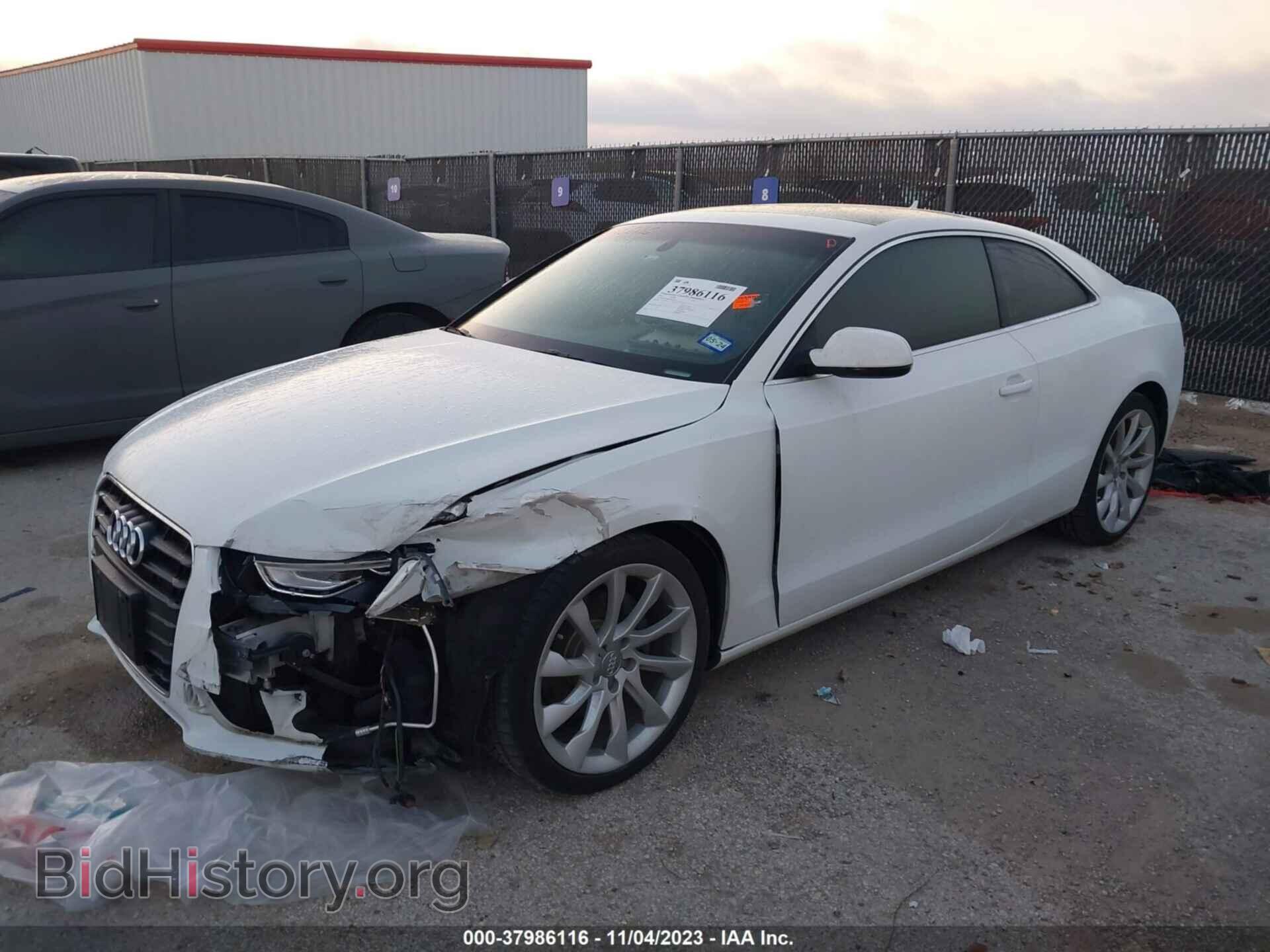 2013 AUDI A5 - VIN: WAULFAFR2DA012073 - Фото 2