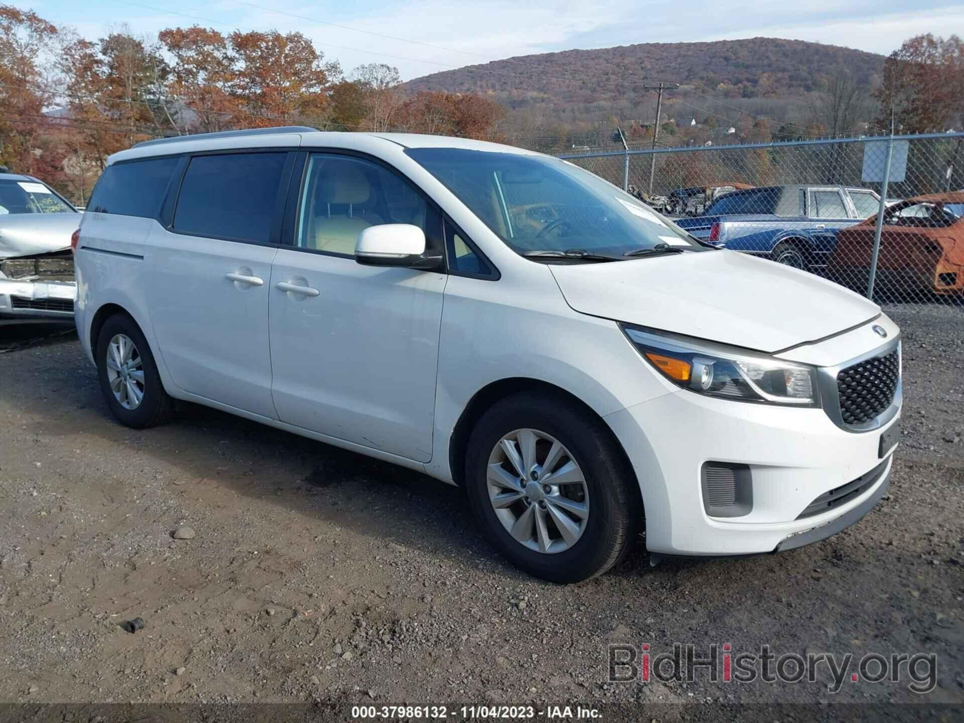 Photo KNDMB5C16G6180508 - KIA SEDONA 2016