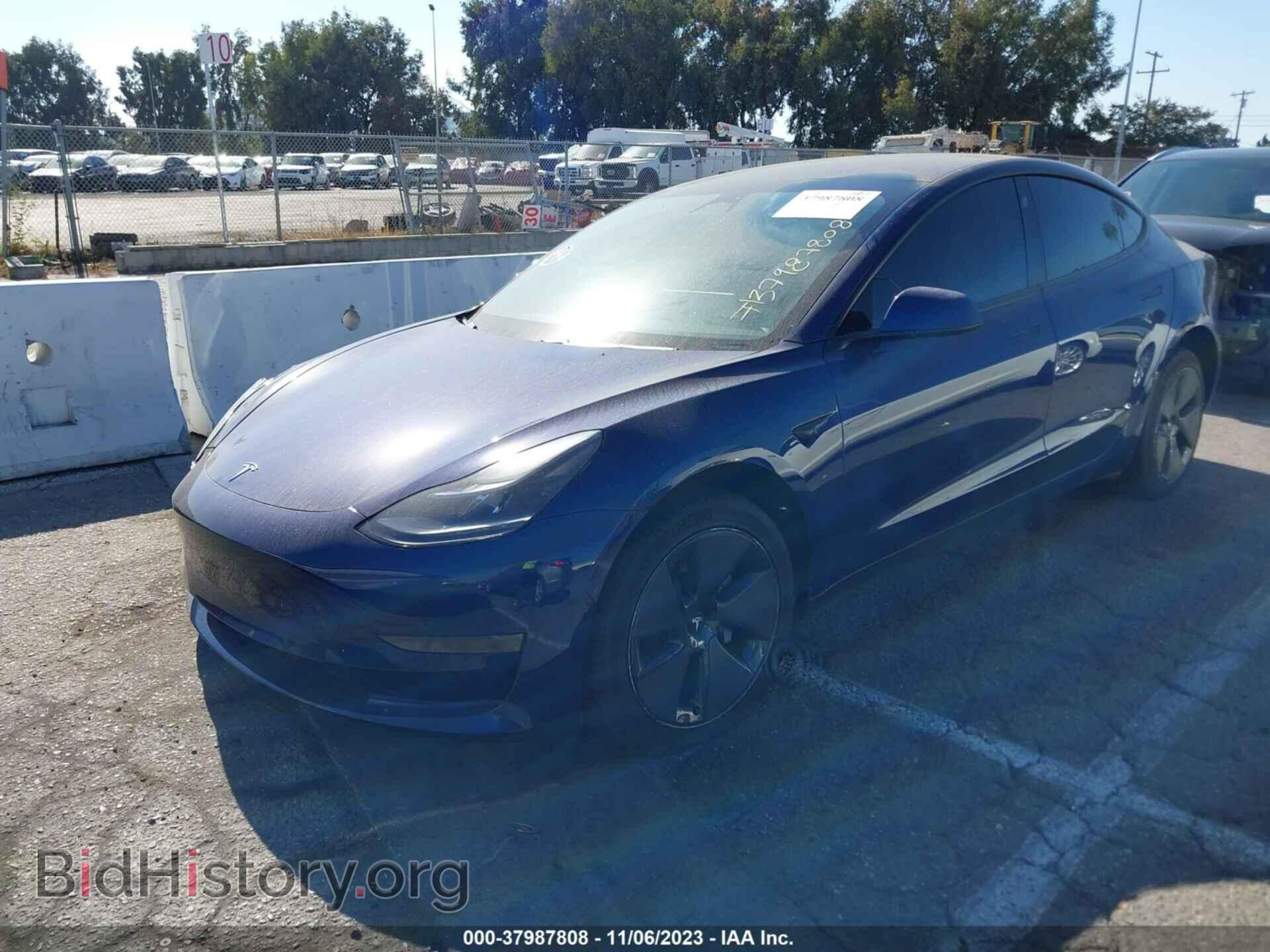 2021 TESLA MODEL 3 - VIN: 5YJ3E1EAXMF938665 - Фото 2