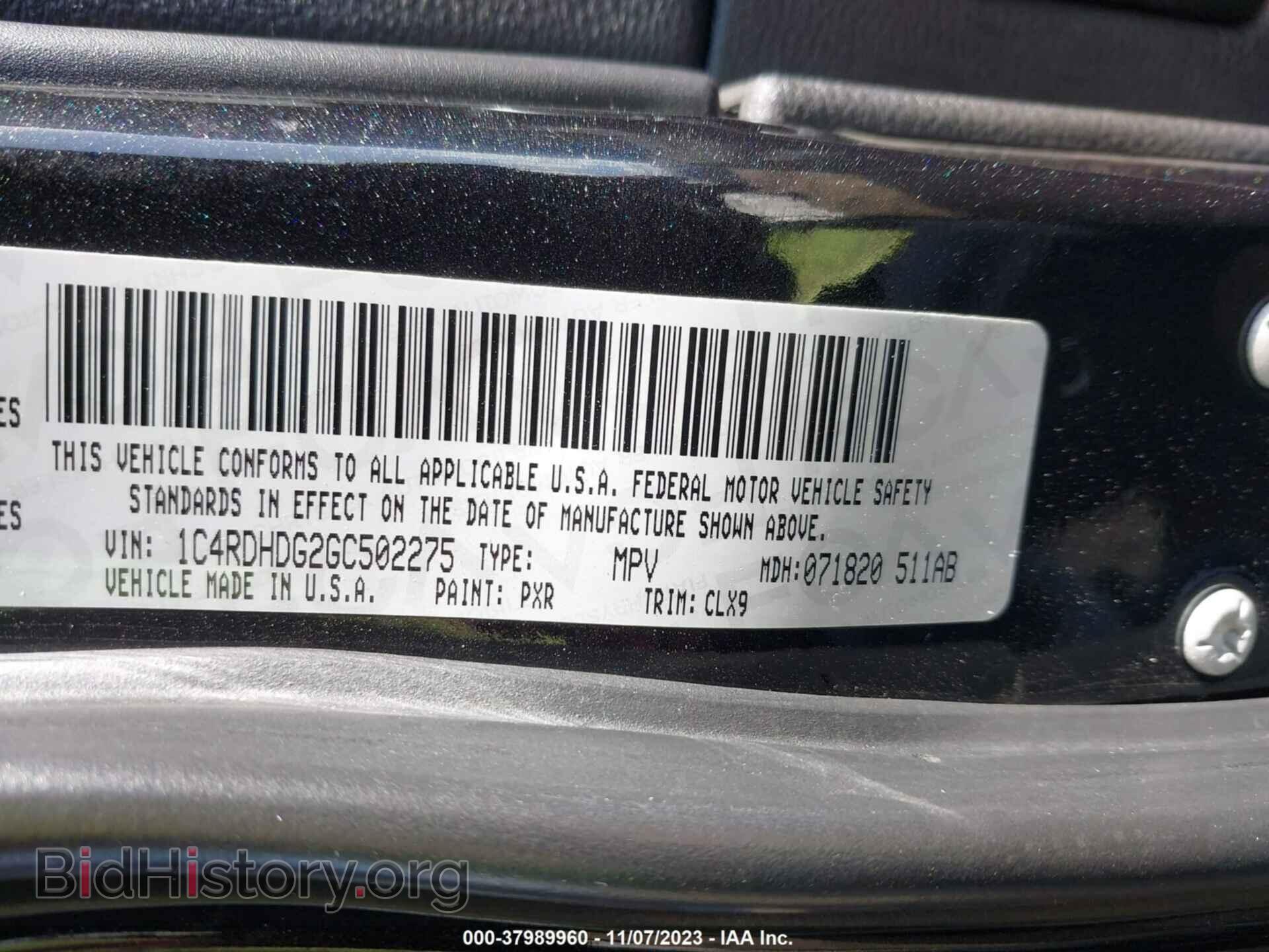 2016 DODGE DURANGO - VIN: 1C4RDHDG2GC502275 - Photo 9