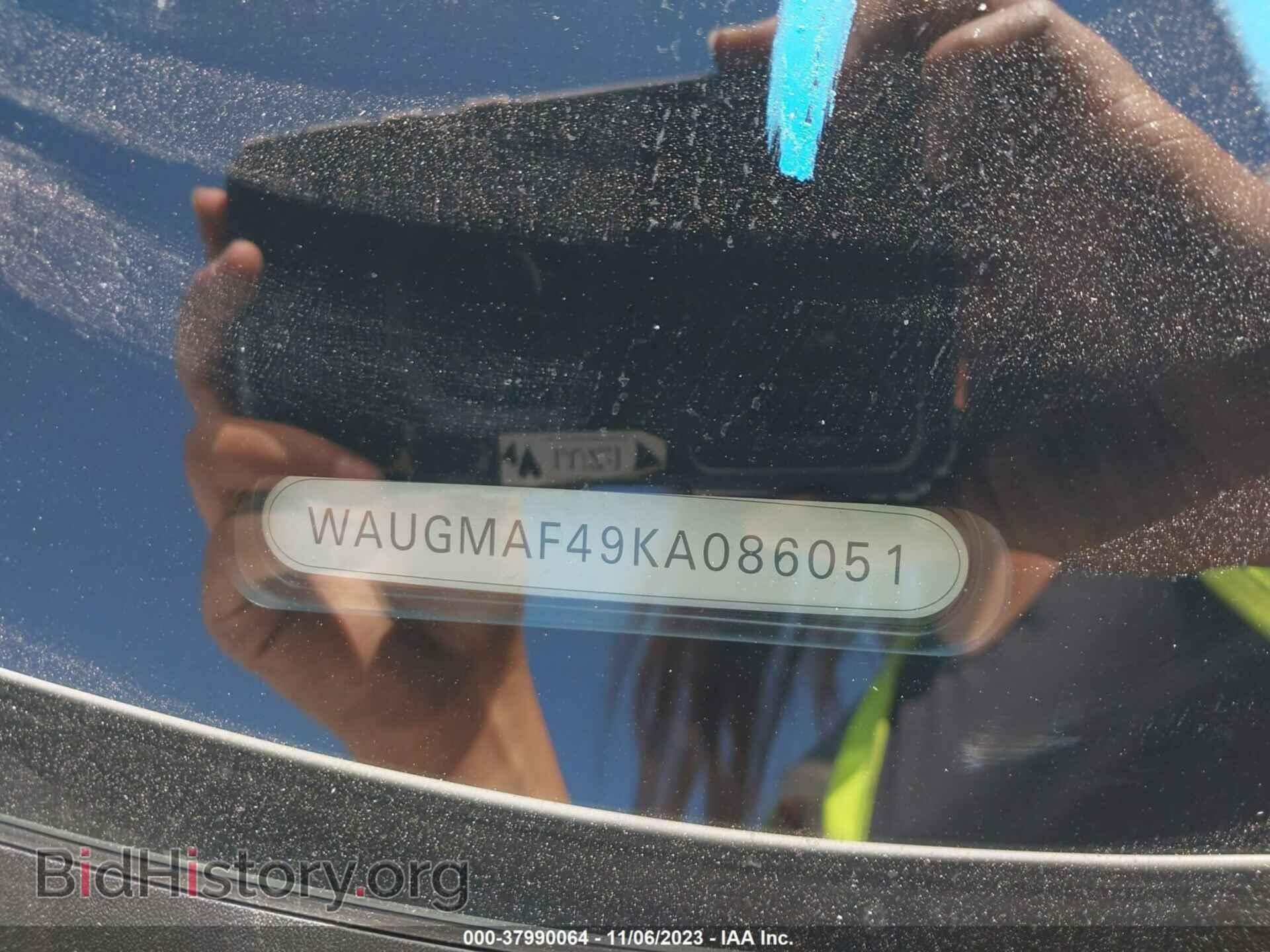 2019 AUDI A4 - VIN: WAUGMAF49KA086051 - Фото 9
