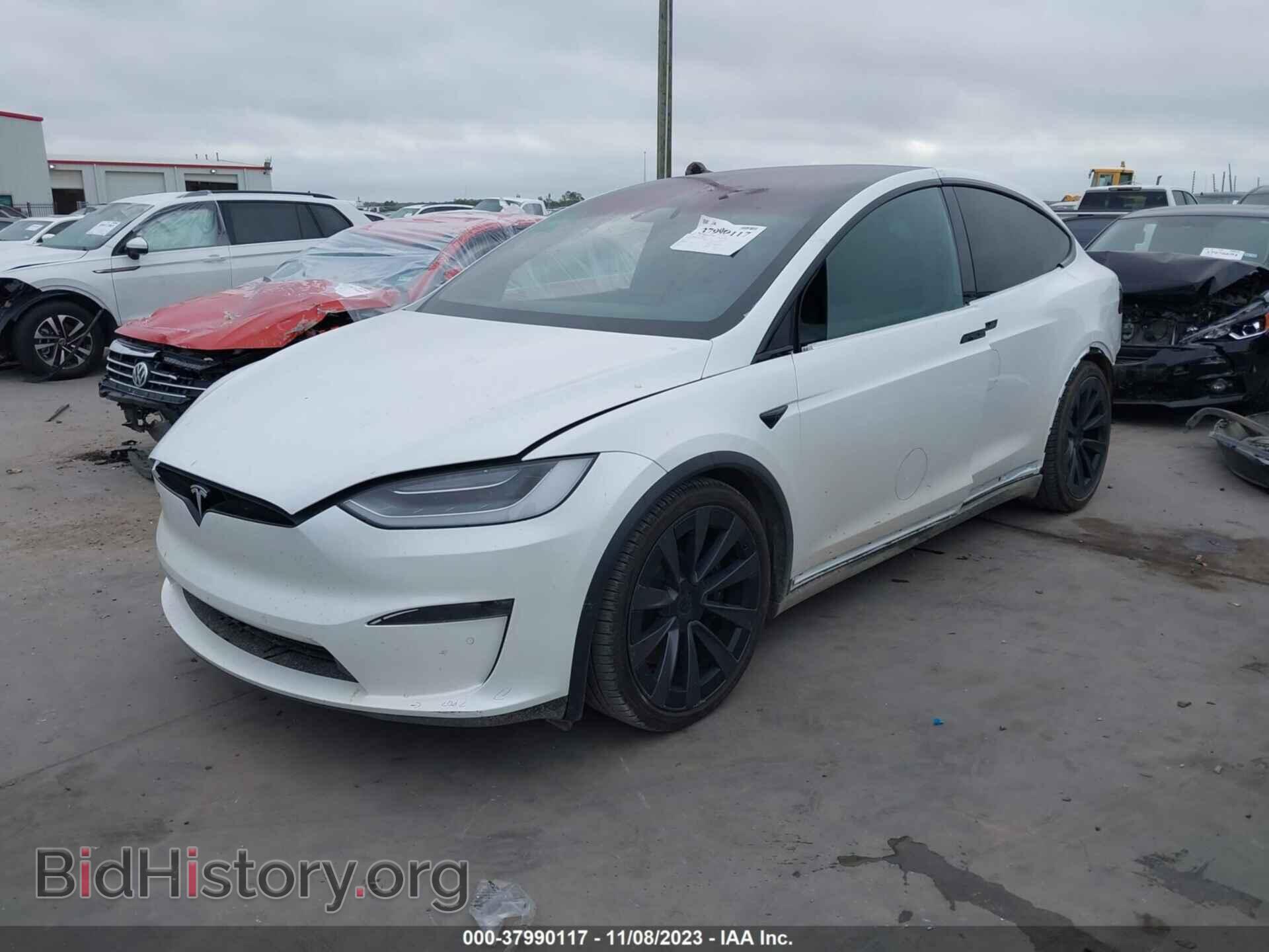 2022 TESLA MODEL X - VIN: 7SAXCDE58NF339070 - Фото 2