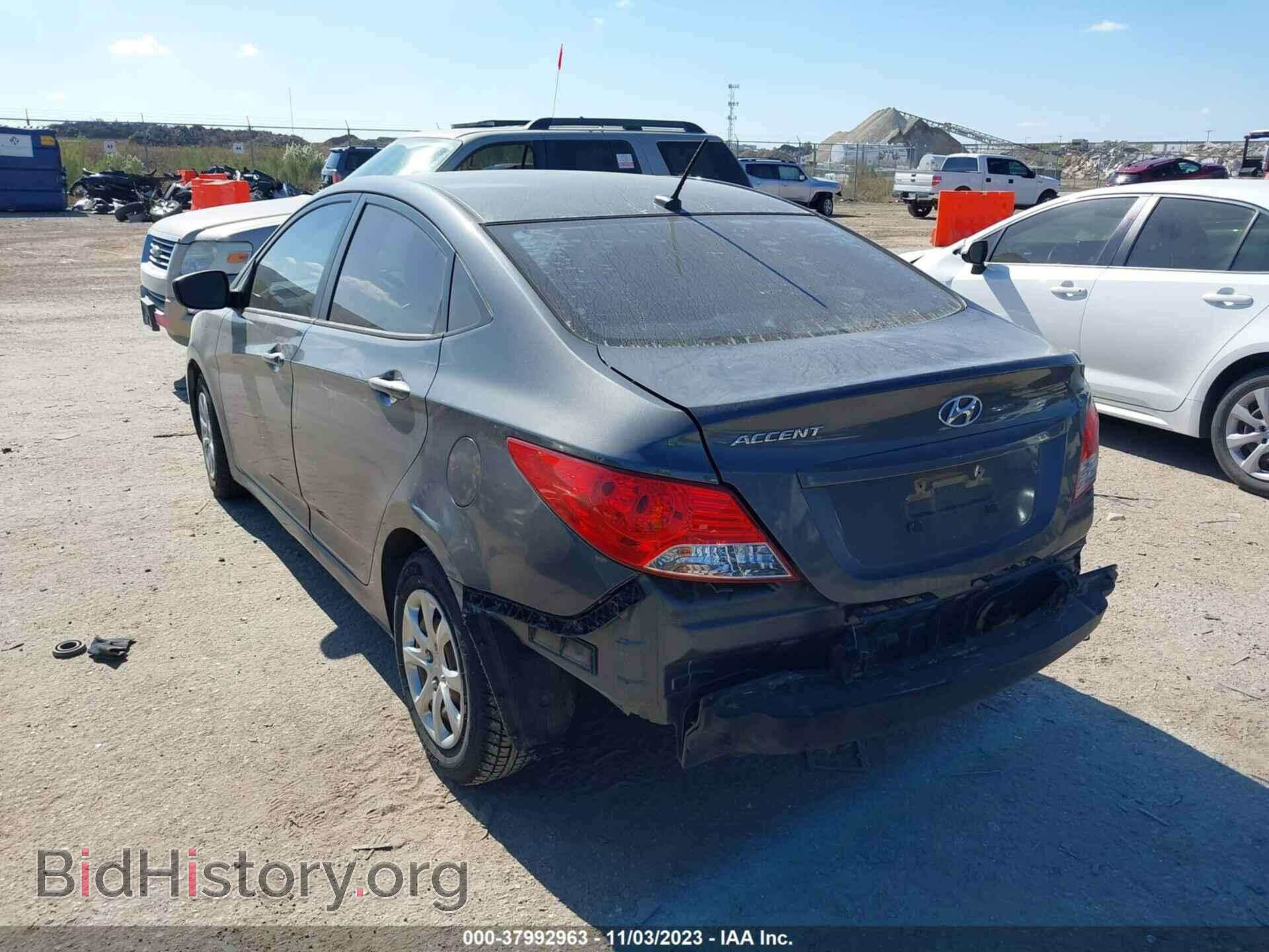 2013 HYUNDAI ACCENT - VIN: KMHCT4AE5DU375558 - Фото 3