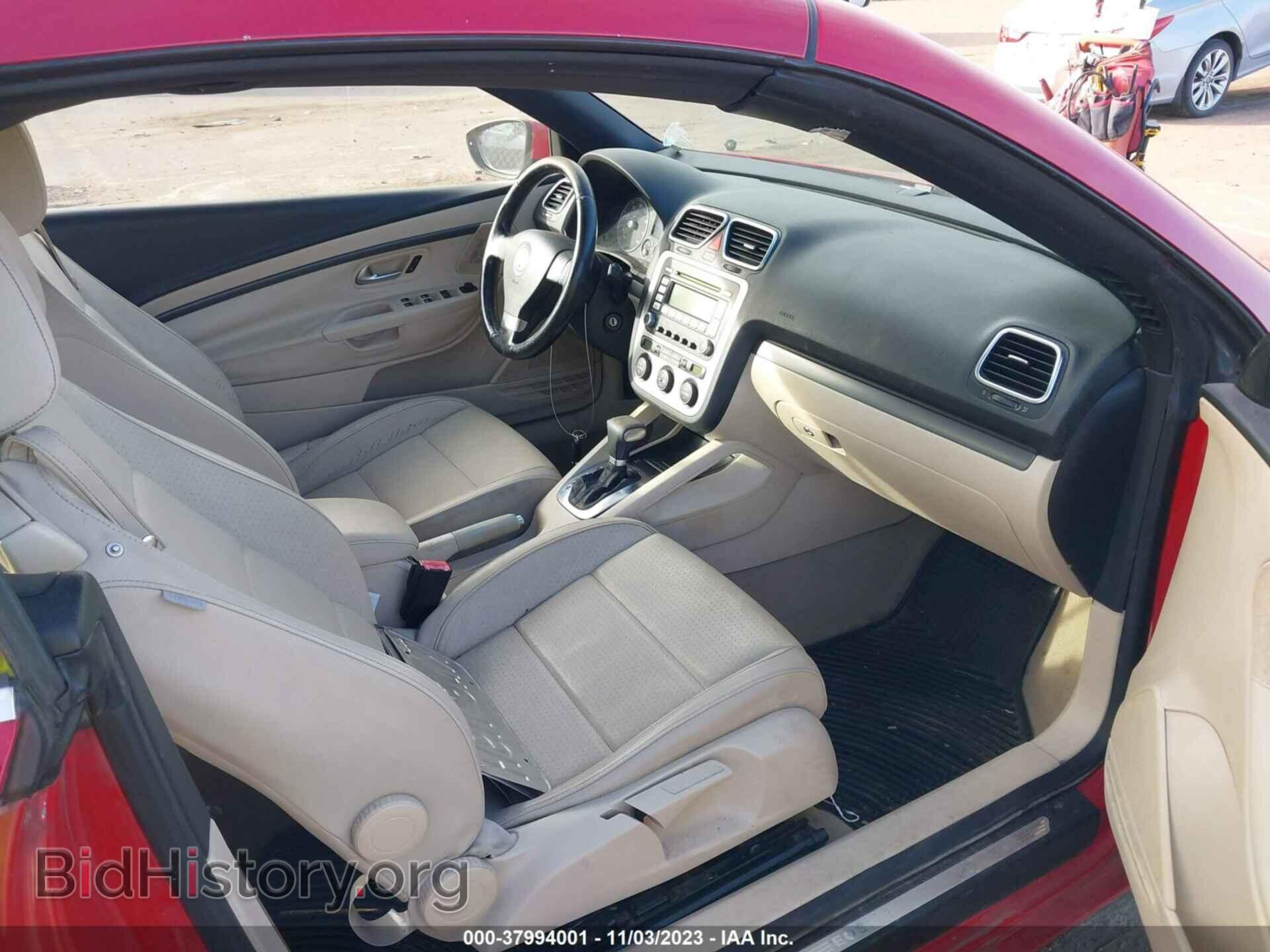 2009 VOLKSWAGEN EOS - VIN: WVWBA71F39V018347 - Фото 5