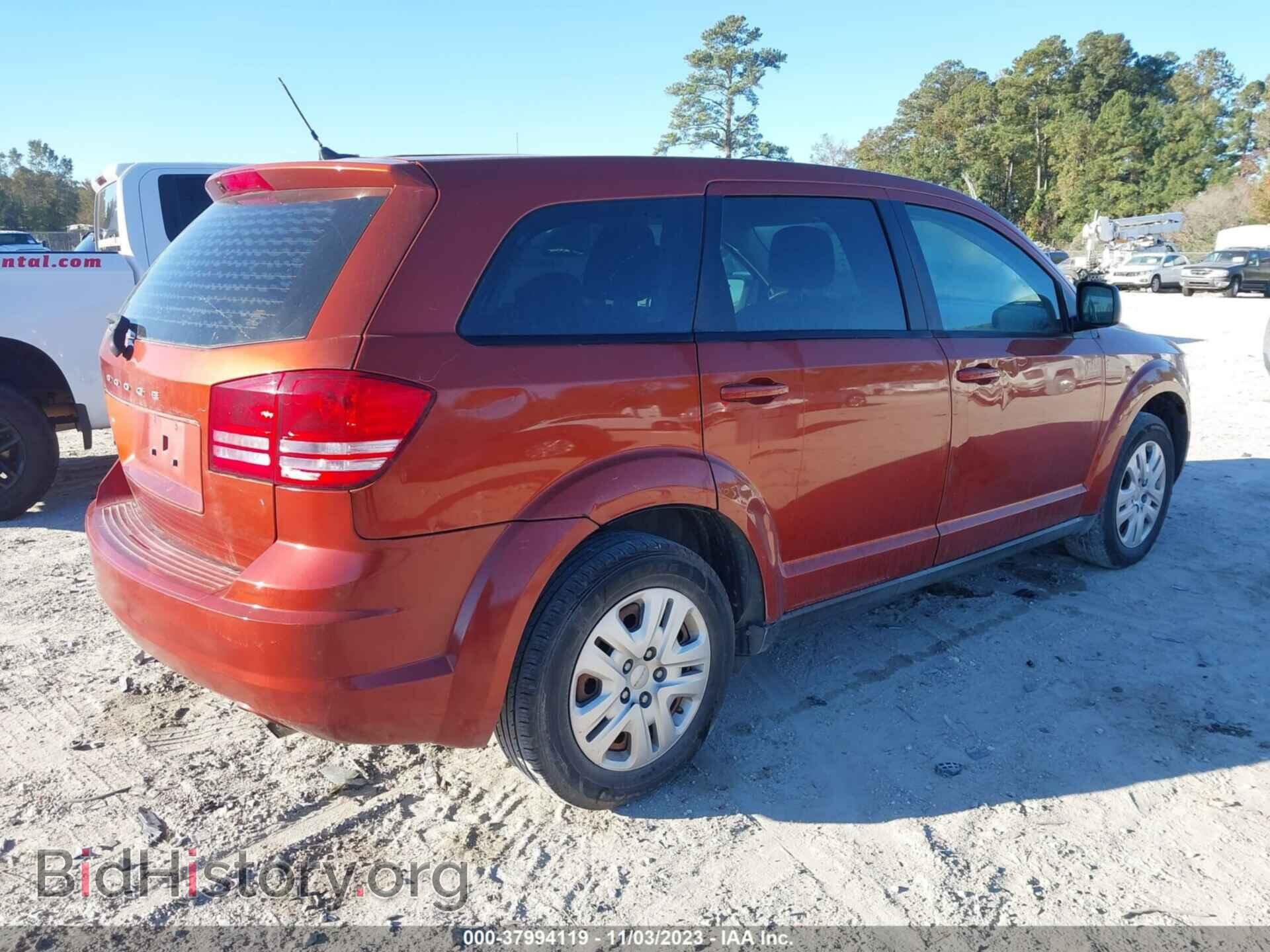 2014 DODGE JOURNEY - VIN: 3C4PDCAB6ET132842 - Фото 4