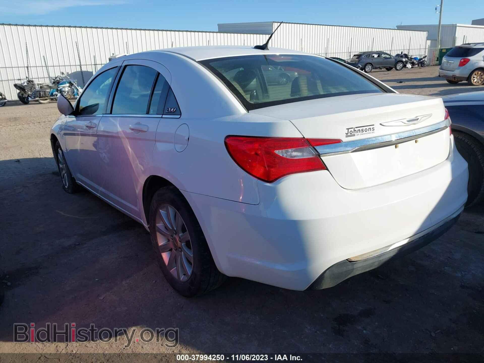 2012 CHRYSLER 200 - VIN: 1C3CCBBB1CN137541 - Фото 3