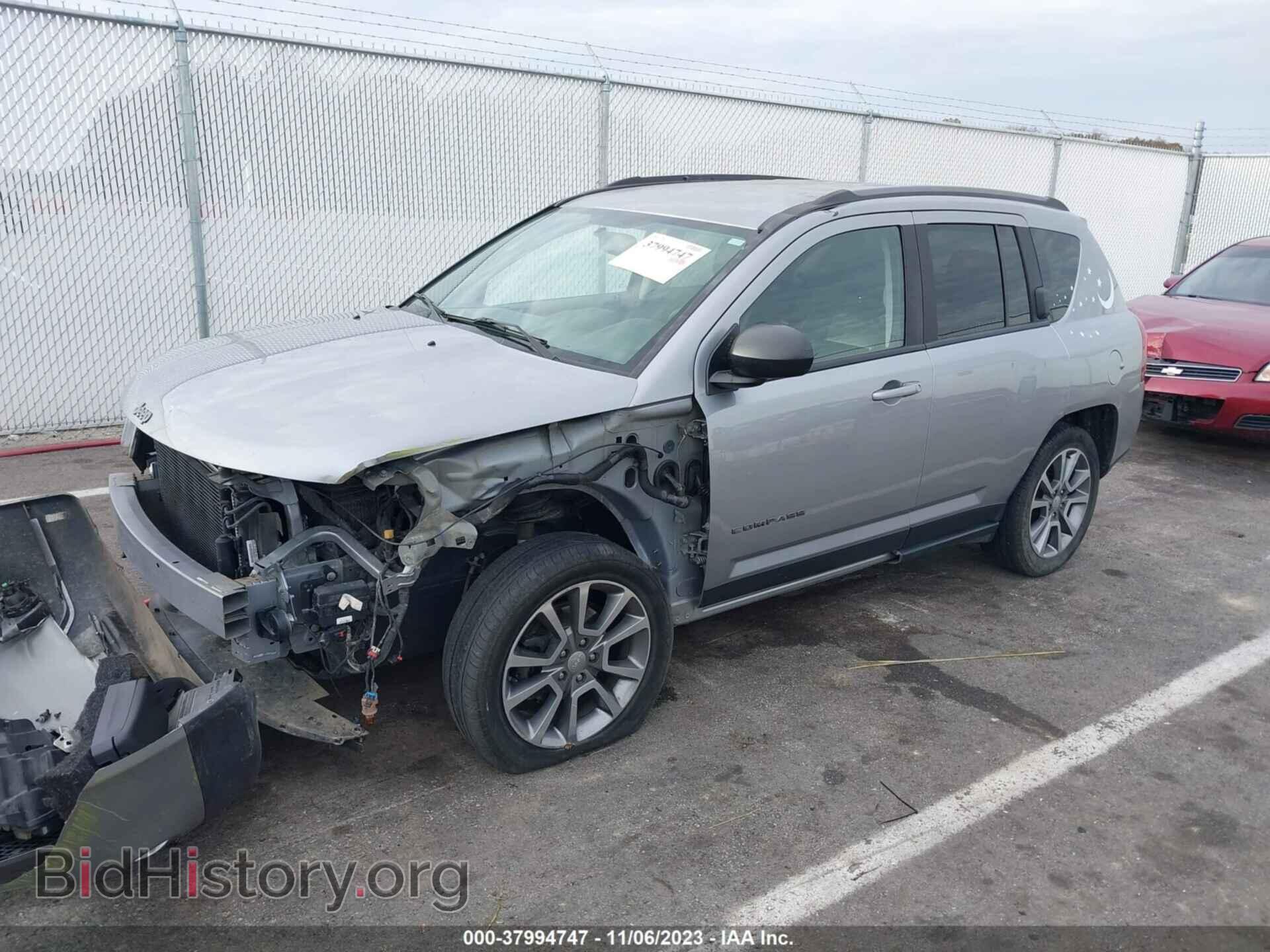 2017 JEEP COMPASS - VIN: 1C4NJDBB2HD127975 - Фото 2