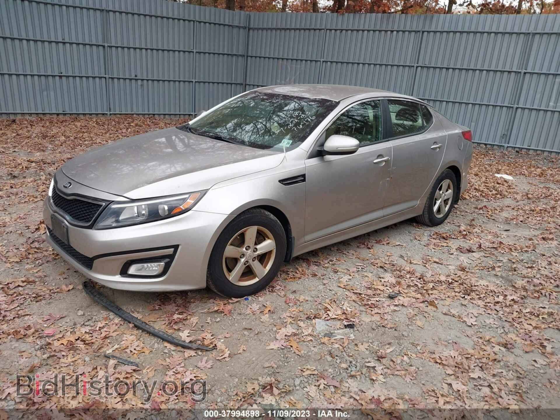 2015 KIA OPTIMA - VIN: KNAGM4A72F5576476 - Фото 2