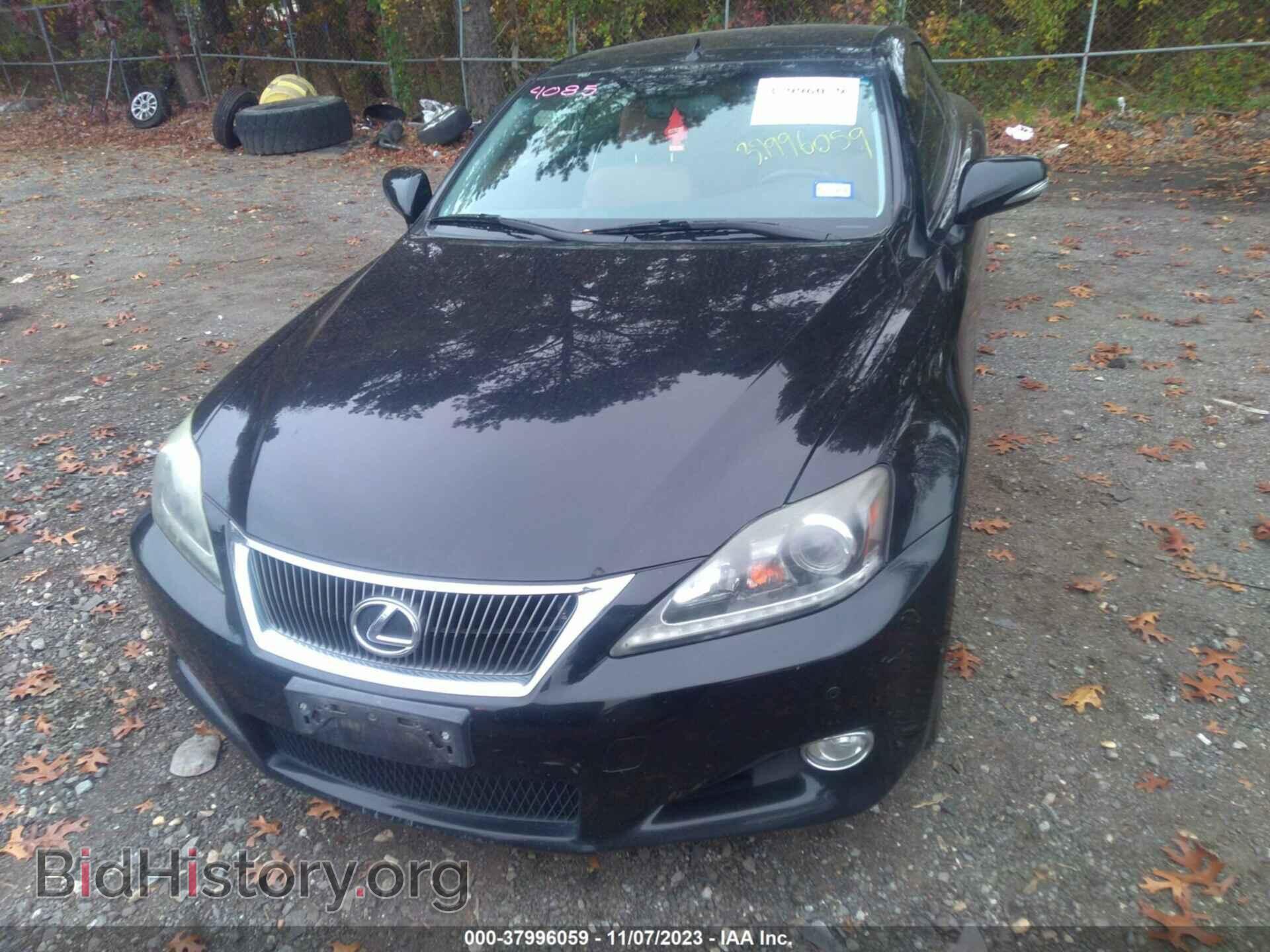 2011 LEXUS IS 350C - VIN: JTHFE2C20B2505224 - Фото 6