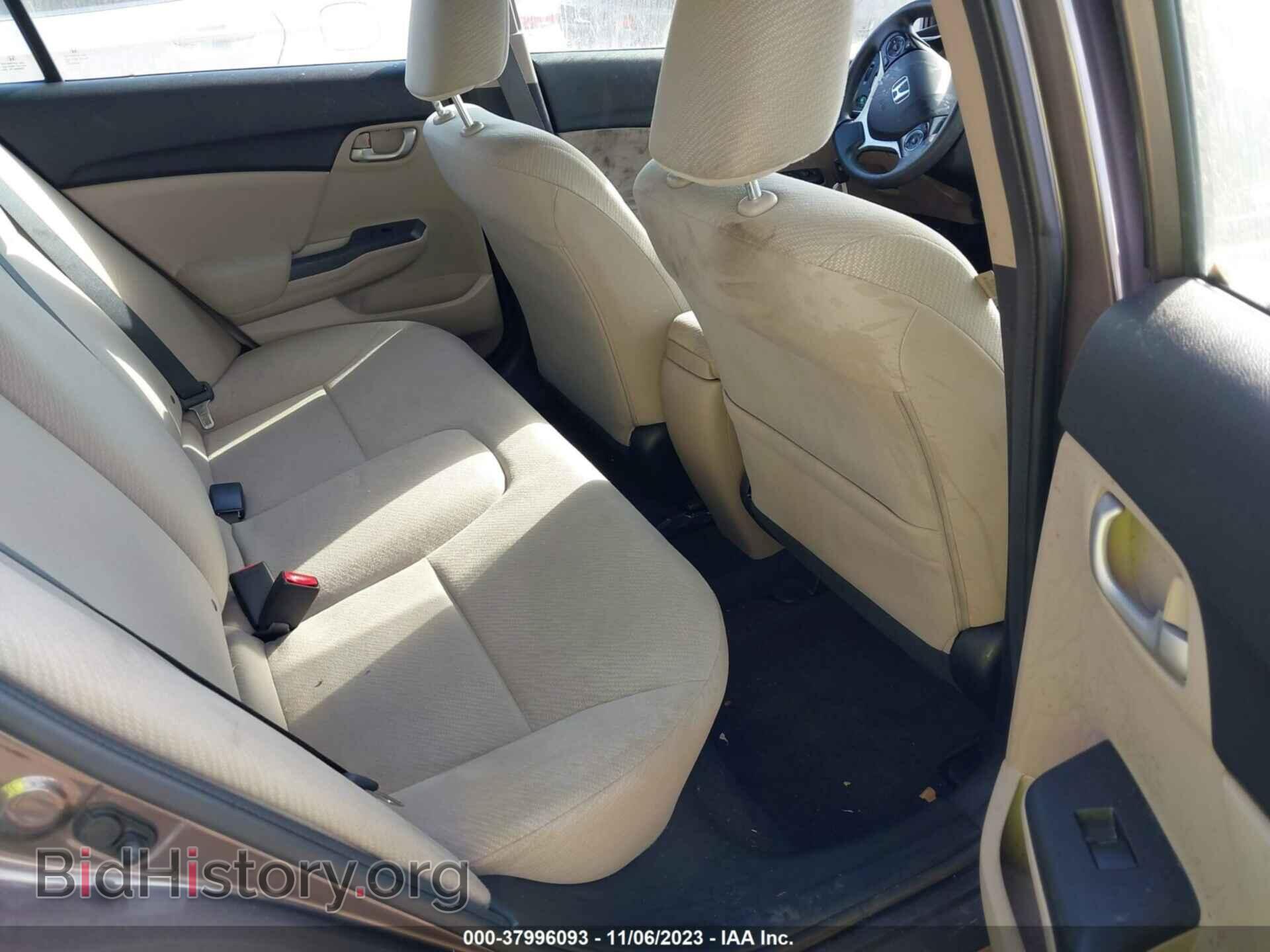2013 HONDA CIVIC - VIN: 19XFB2F54DE085361 - Фото 8