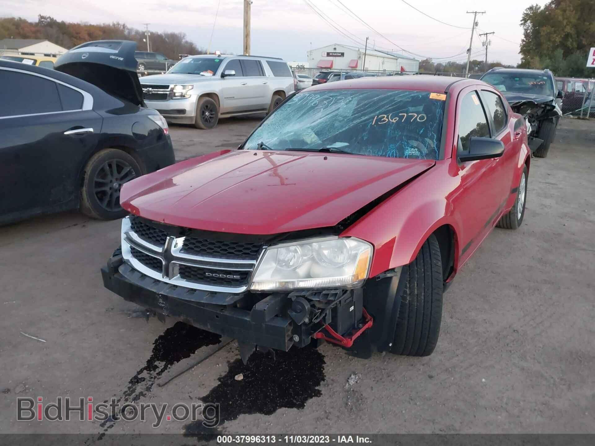 2012 DODGE AVENGER - VIN: 1C3CDZAB1CN136770 - Фото 2