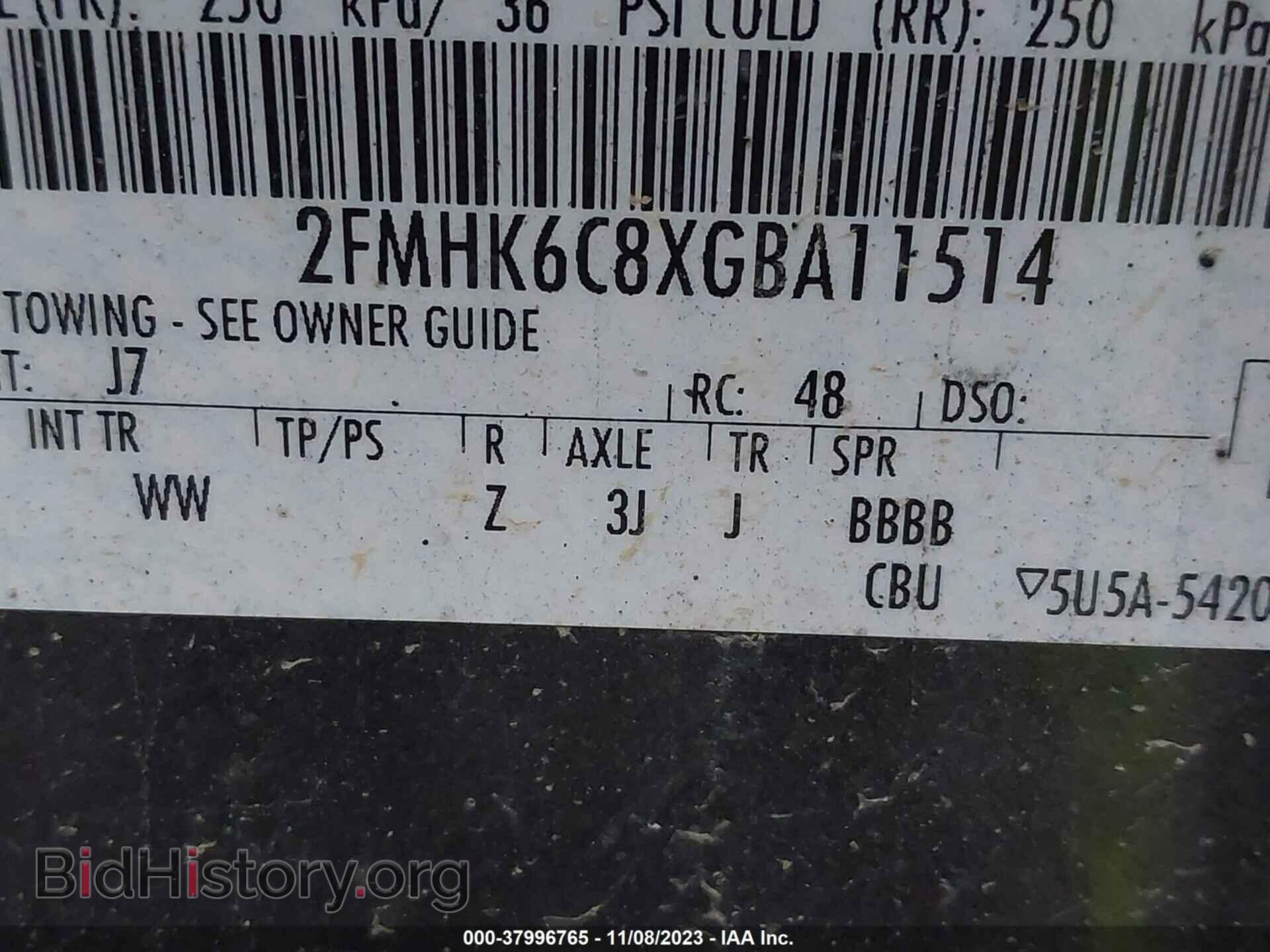 2016 FORD FLEX - VIN: 2FMHK6C8XGBA11514 - Photo 9