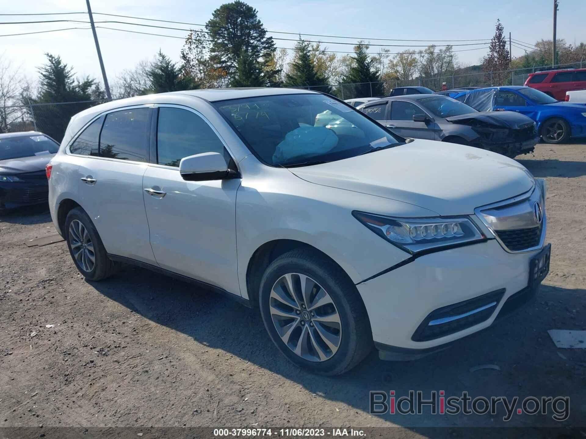 Фотография 5FRYD4H43EB042854 - ACURA MDX 2014