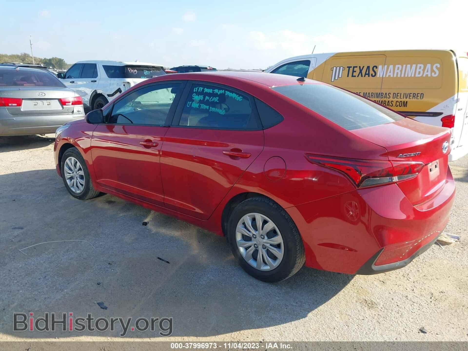 2020 HYUNDAI ACCENT - VIN: 3KPC24A61LE122878 - Фото 3