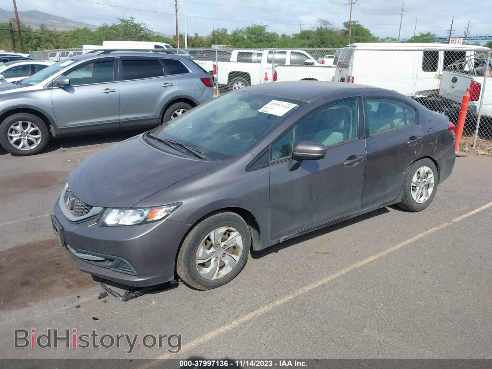 2014 HONDA CIVIC - VIN: 19XFB2F54EE042706 - Фото 2