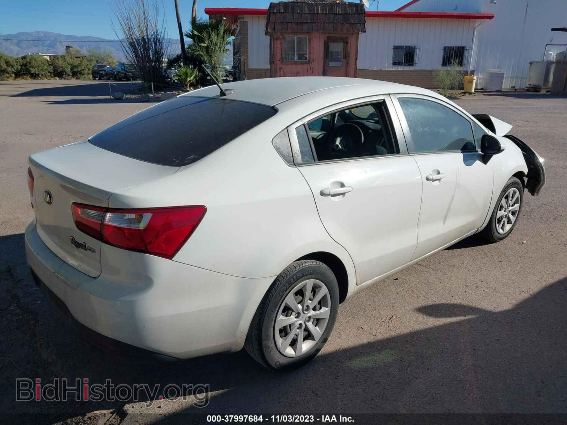 2014 KIA RIO - VIN: KNADM4A37E6364780 - Фото 4