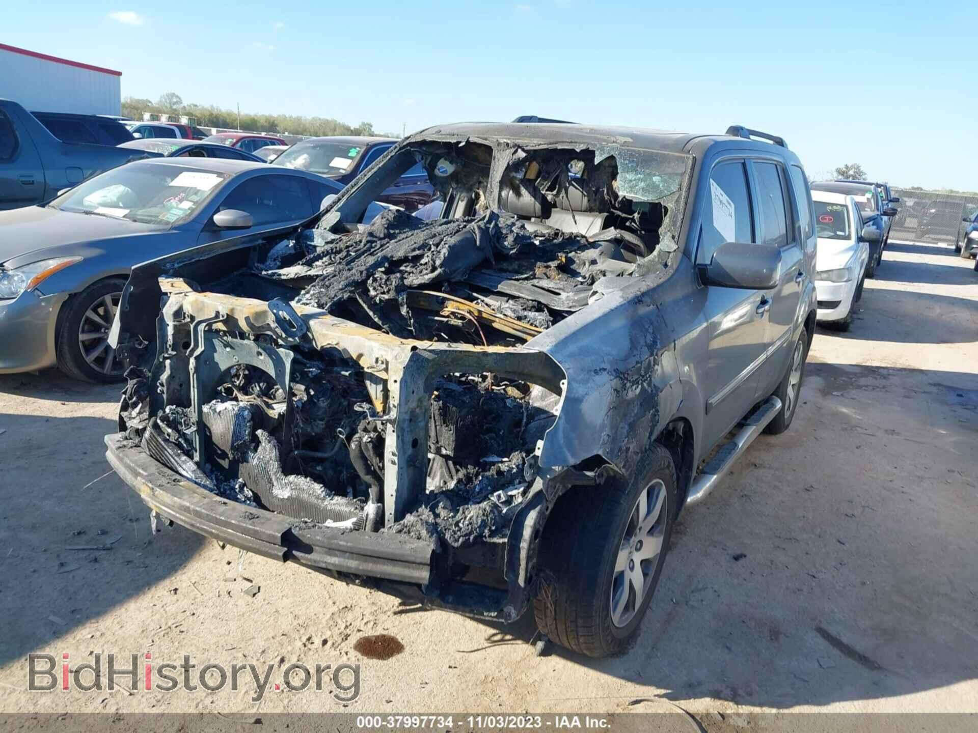 2012 HONDA PILOT - VIN: 5FNYF4H91CB010263 - Фото 2