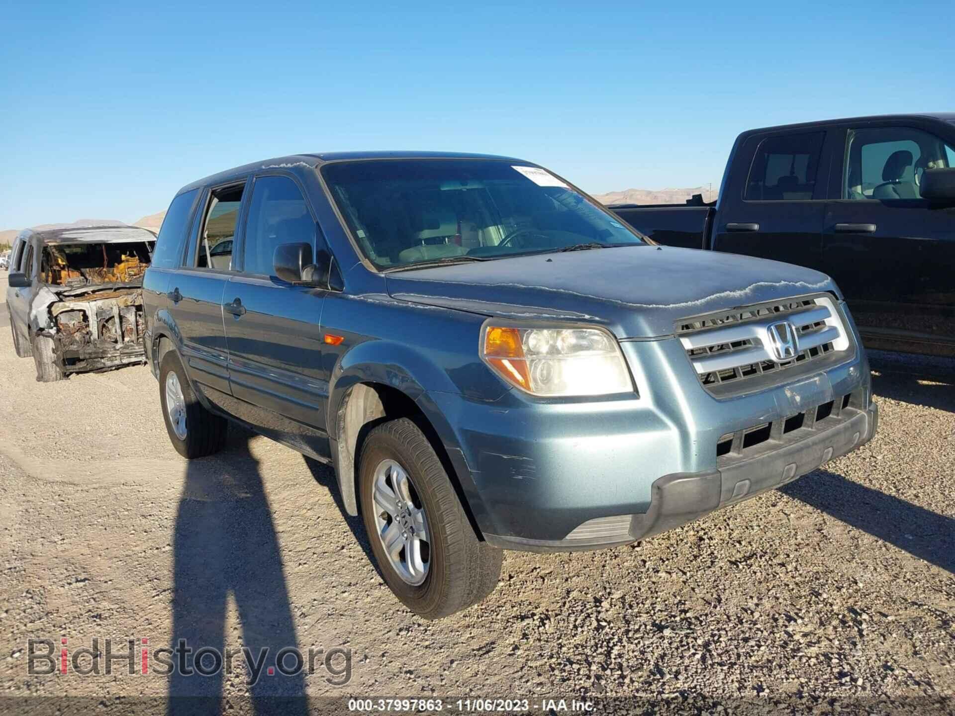 Photo 5FNYF28187B006621 - HONDA PILOT 2007