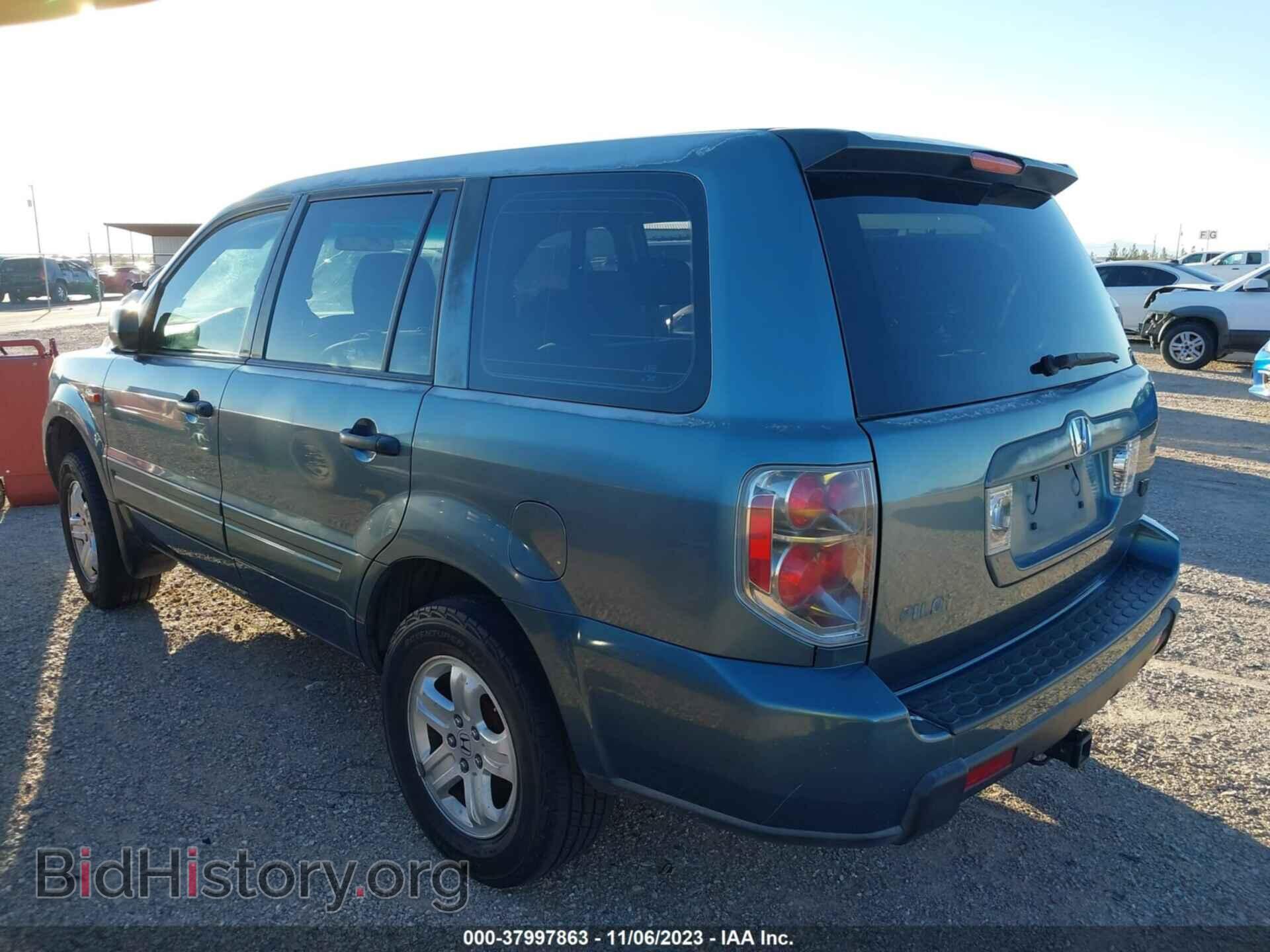 2007 HONDA PILOT - VIN: 5FNYF28187B006621 - Photo 3