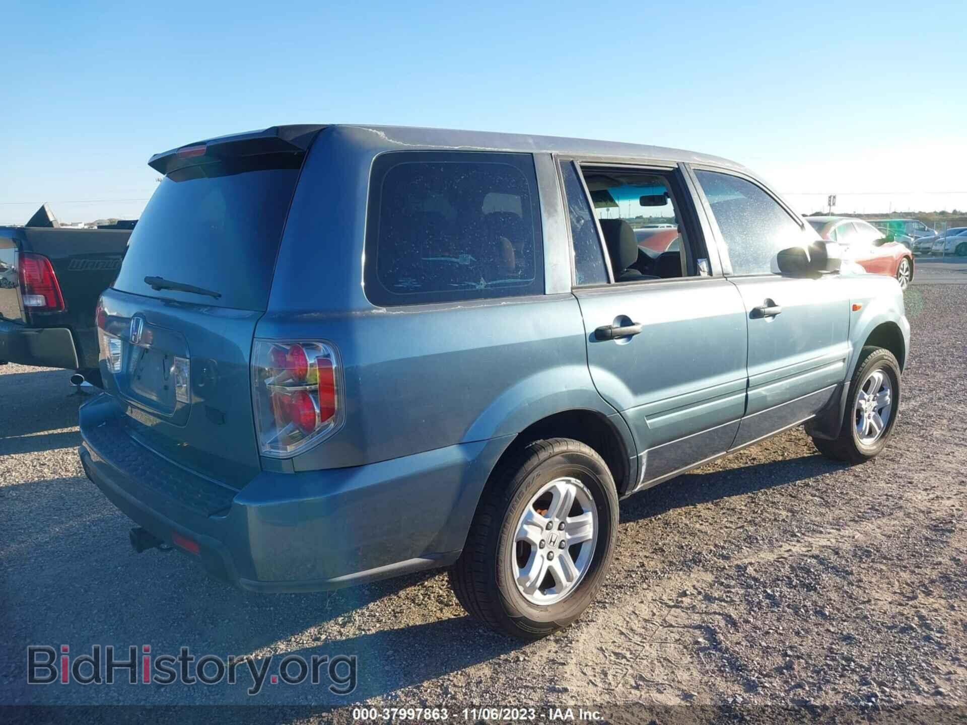 2007 HONDA PILOT - VIN: 5FNYF28187B006621 - Photo 4