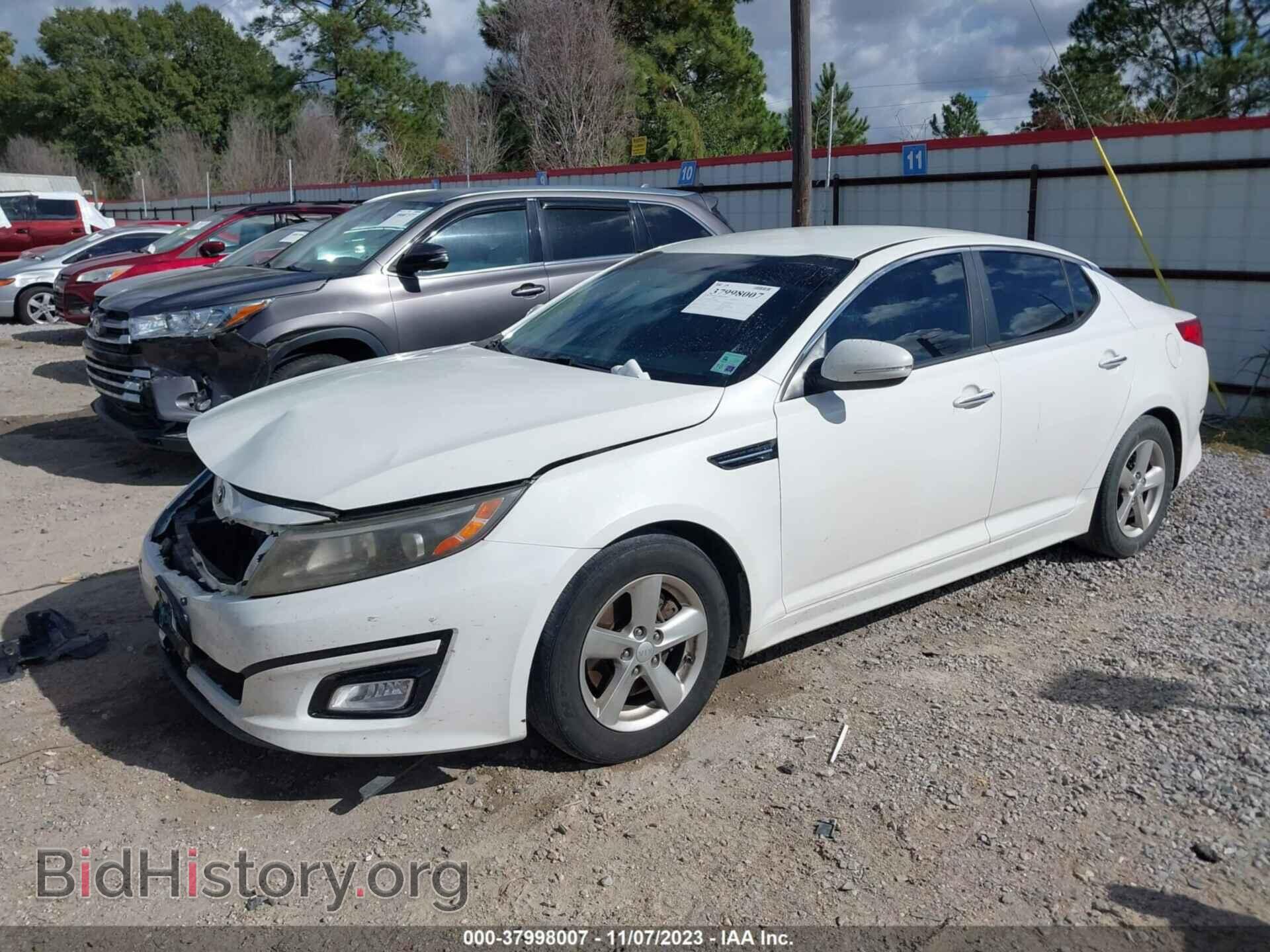 2015 KIA OPTIMA - VIN: KNAGM4A76F5635853 - Фото 2