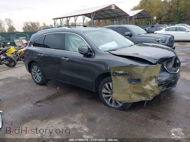 2014 Acura MDX Technology Package (VIN 5FRYD4H46EB037745) — фото 1 из 17, IAAI, повреждение: передняя часть