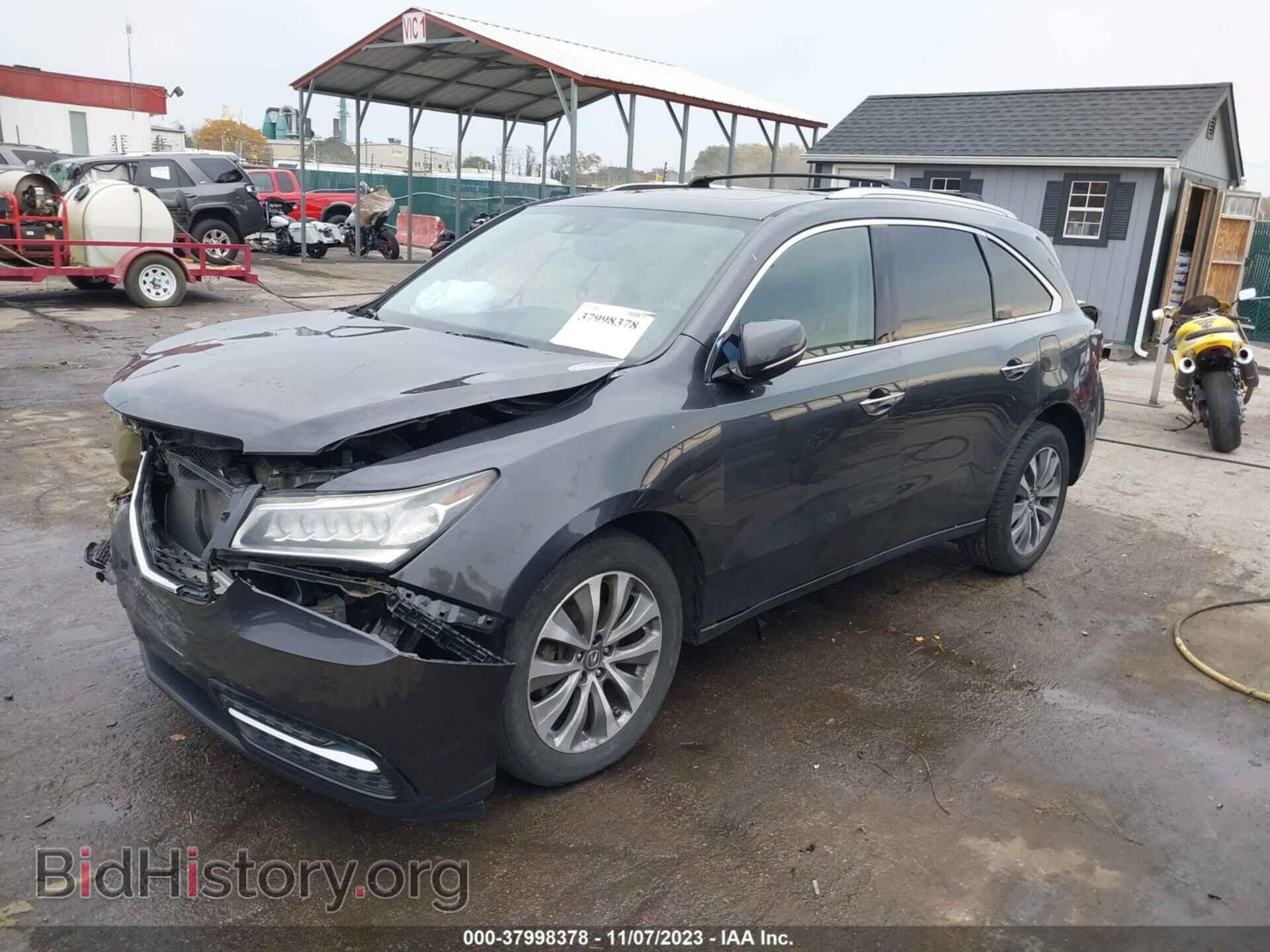 2014 ACURA MDX - VIN: 5FRYD4H46EB037745 - Photo 2