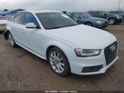 2014 Audi A4 2.0T Premium, белый — VIN WAUAFAFL3EA077227, IAAI