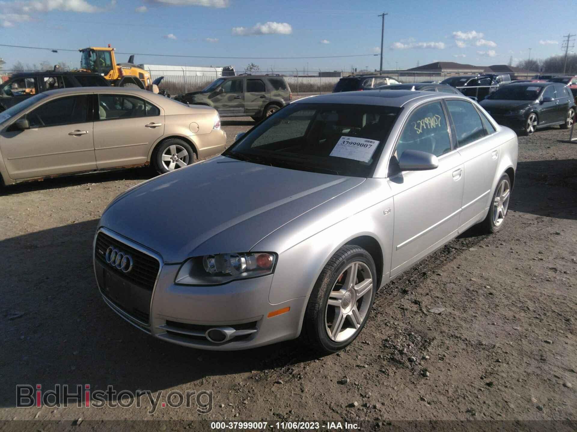 2007 AUDI A4 - VIN: WAUDF78E77A135311 - Фото 2