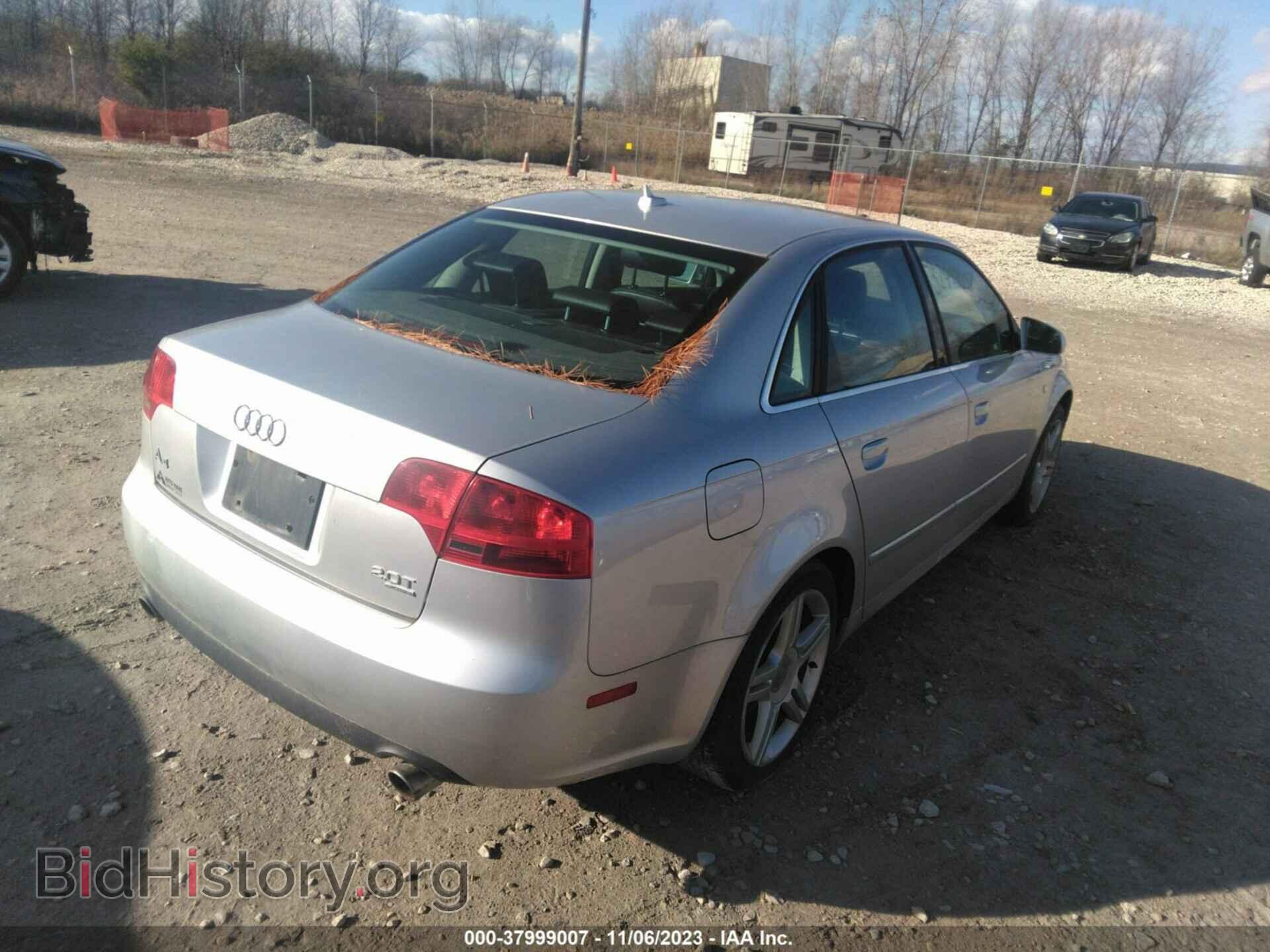 2007 AUDI A4 - VIN: WAUDF78E77A135311 - Фото 4