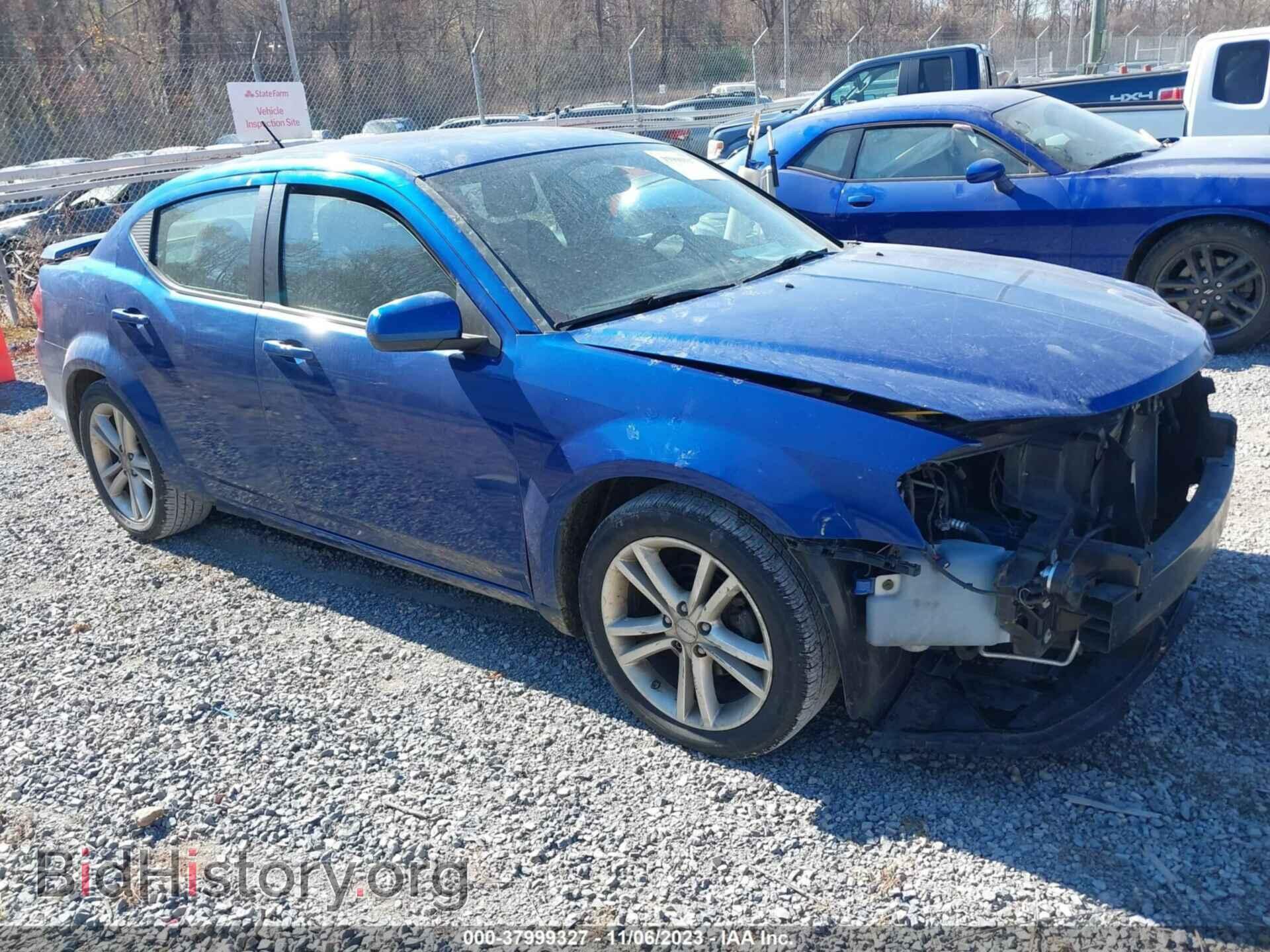 Фотография 1C3CDZCB4CN313096 - DODGE AVENGER 2012