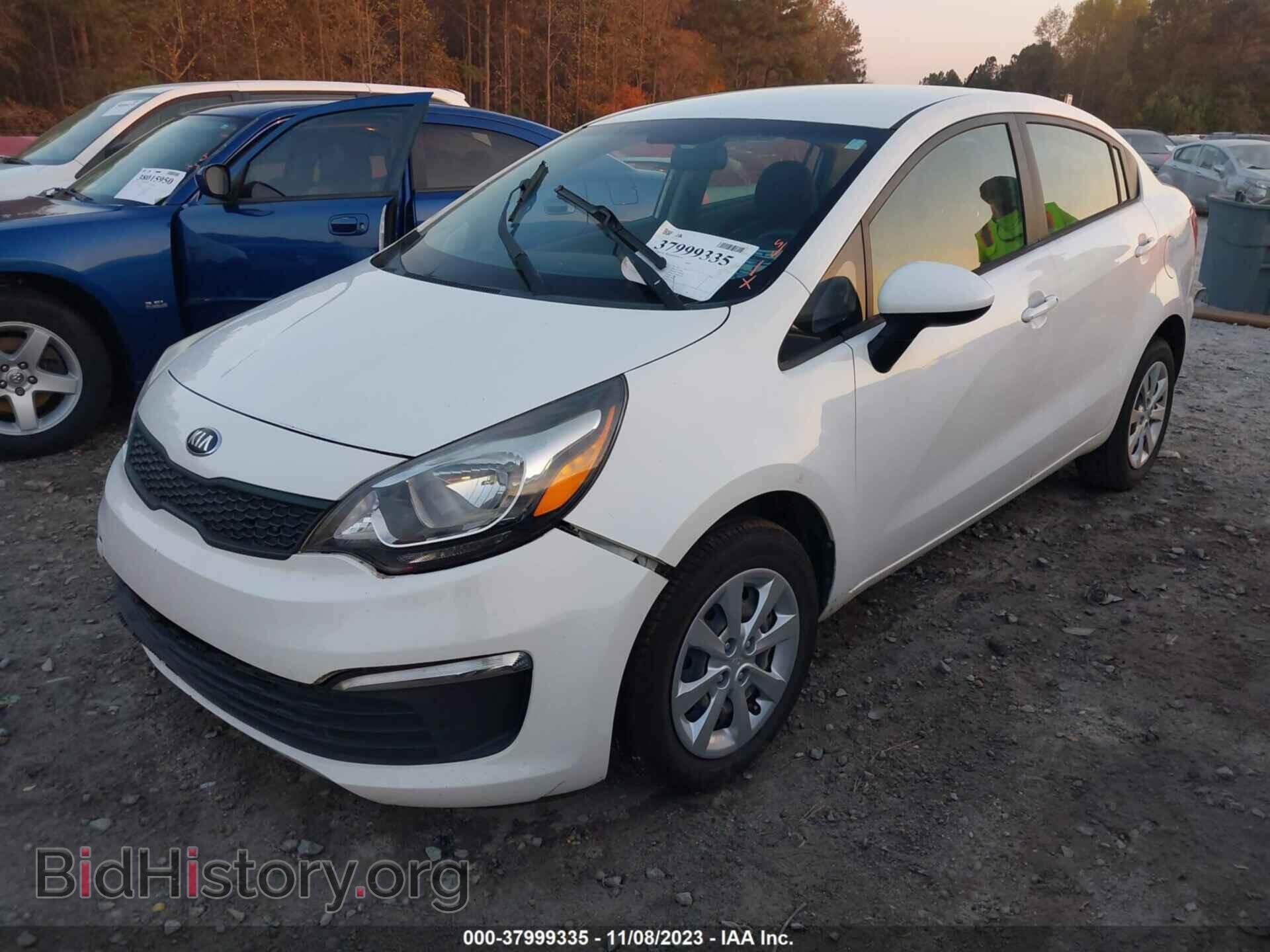 2016 KIA RIO - VIN: KNADM4A35G6573549 - Фото 2